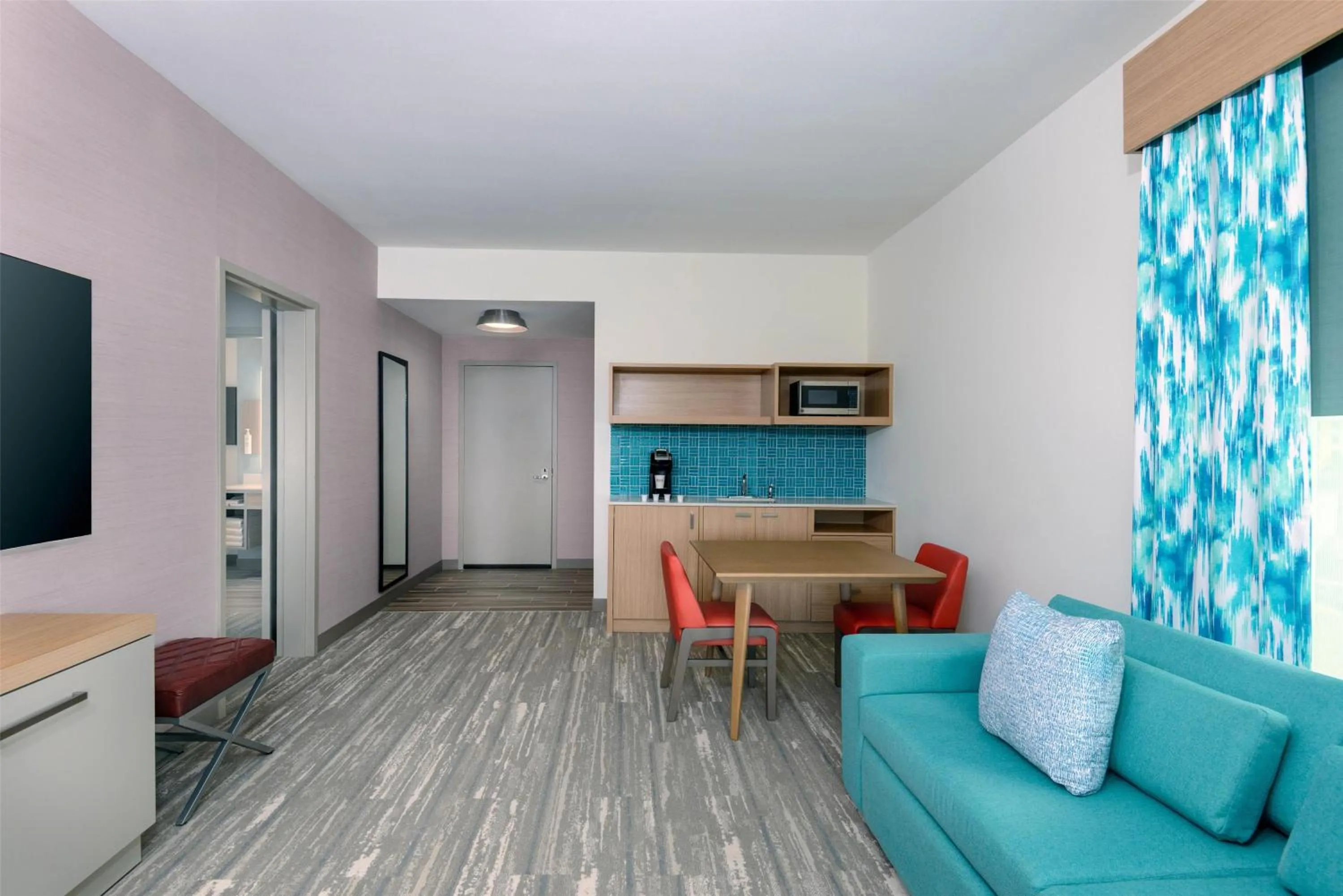 Living room in Hilton Garden Inn Cape Canaveral Near Cocoa Beach