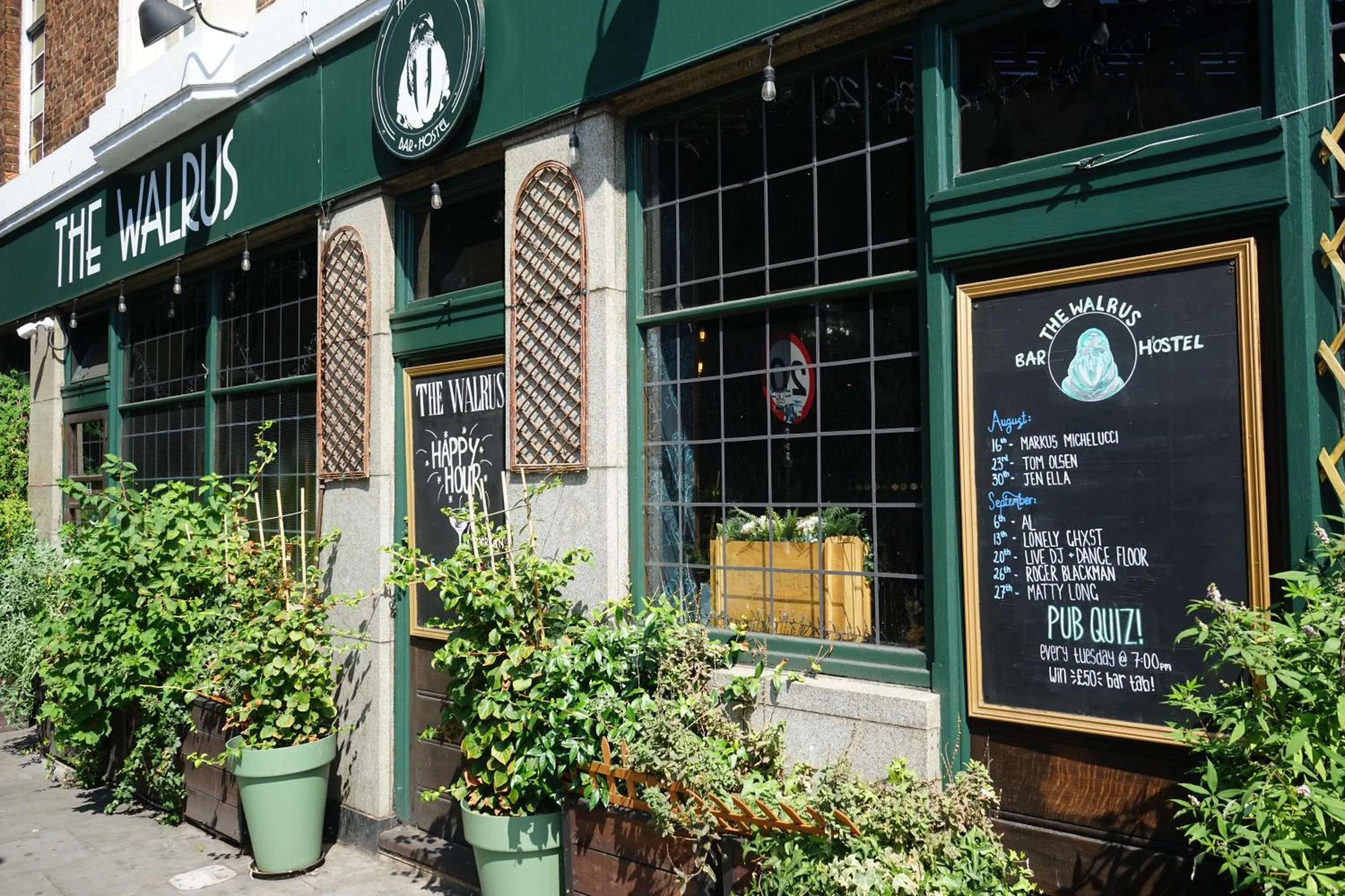 Property building in The Walrus Bar and Hostel