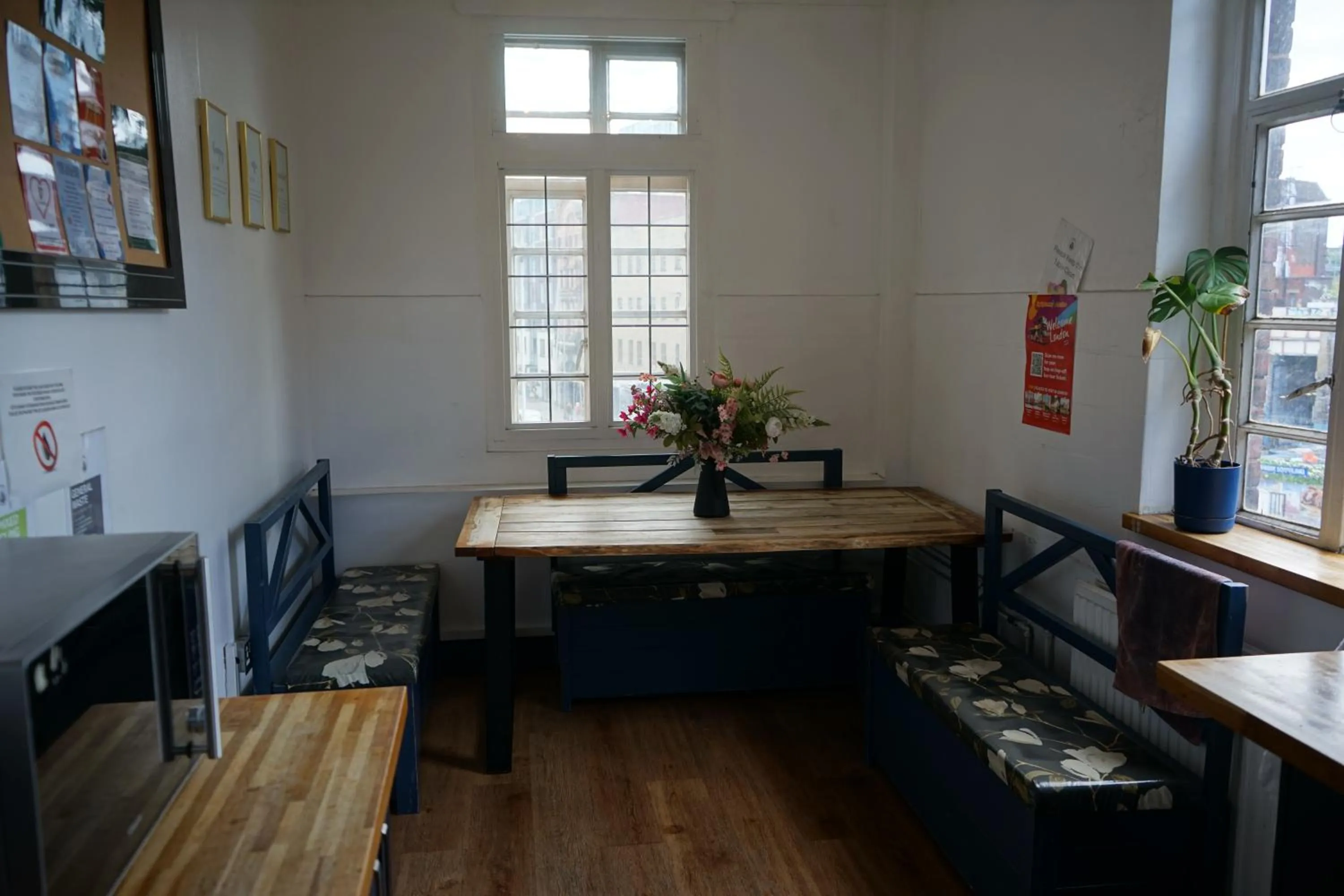 Seating area in The Walrus Bar and Hostel