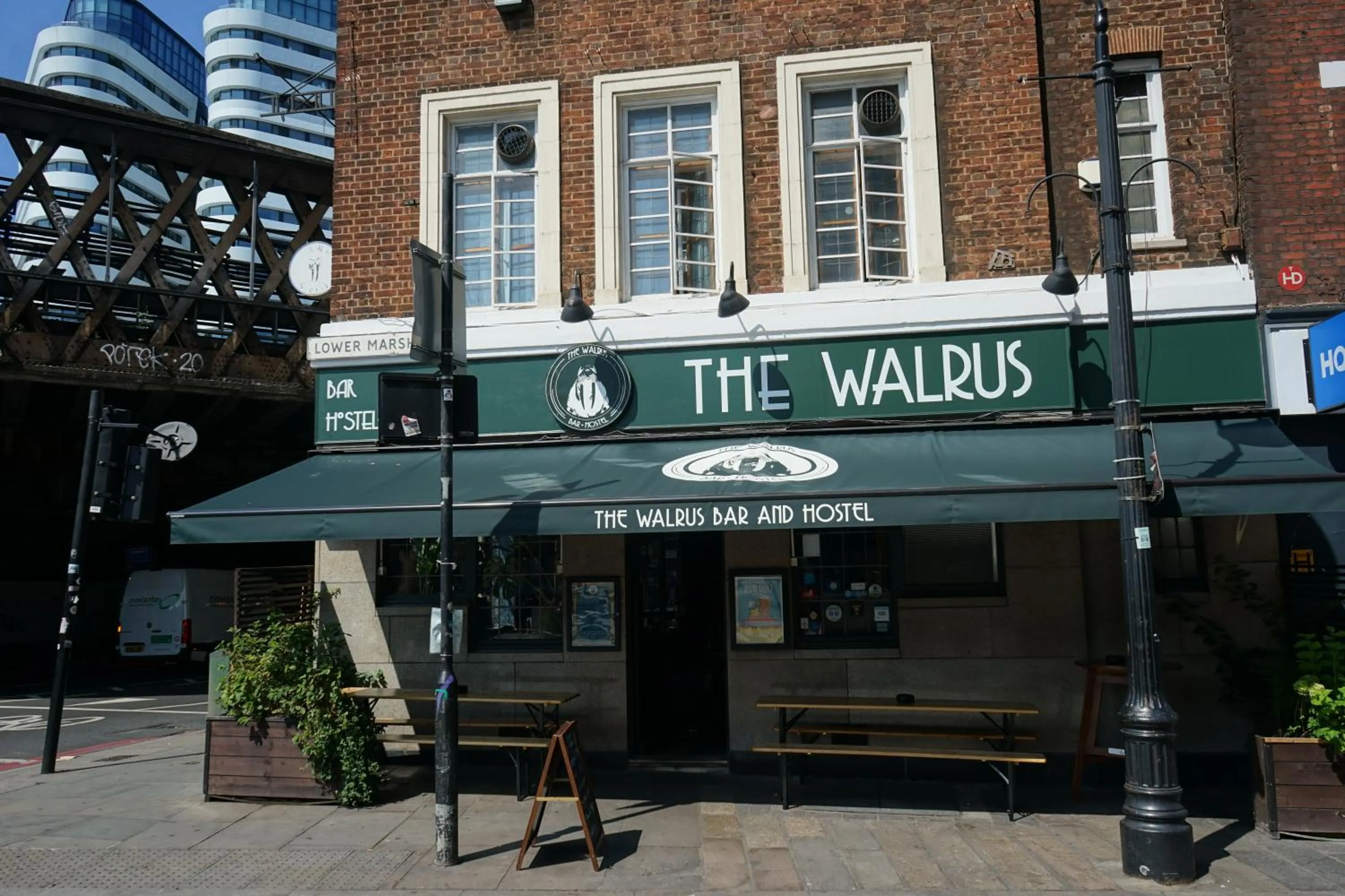 Property building in The Walrus Bar and Hostel