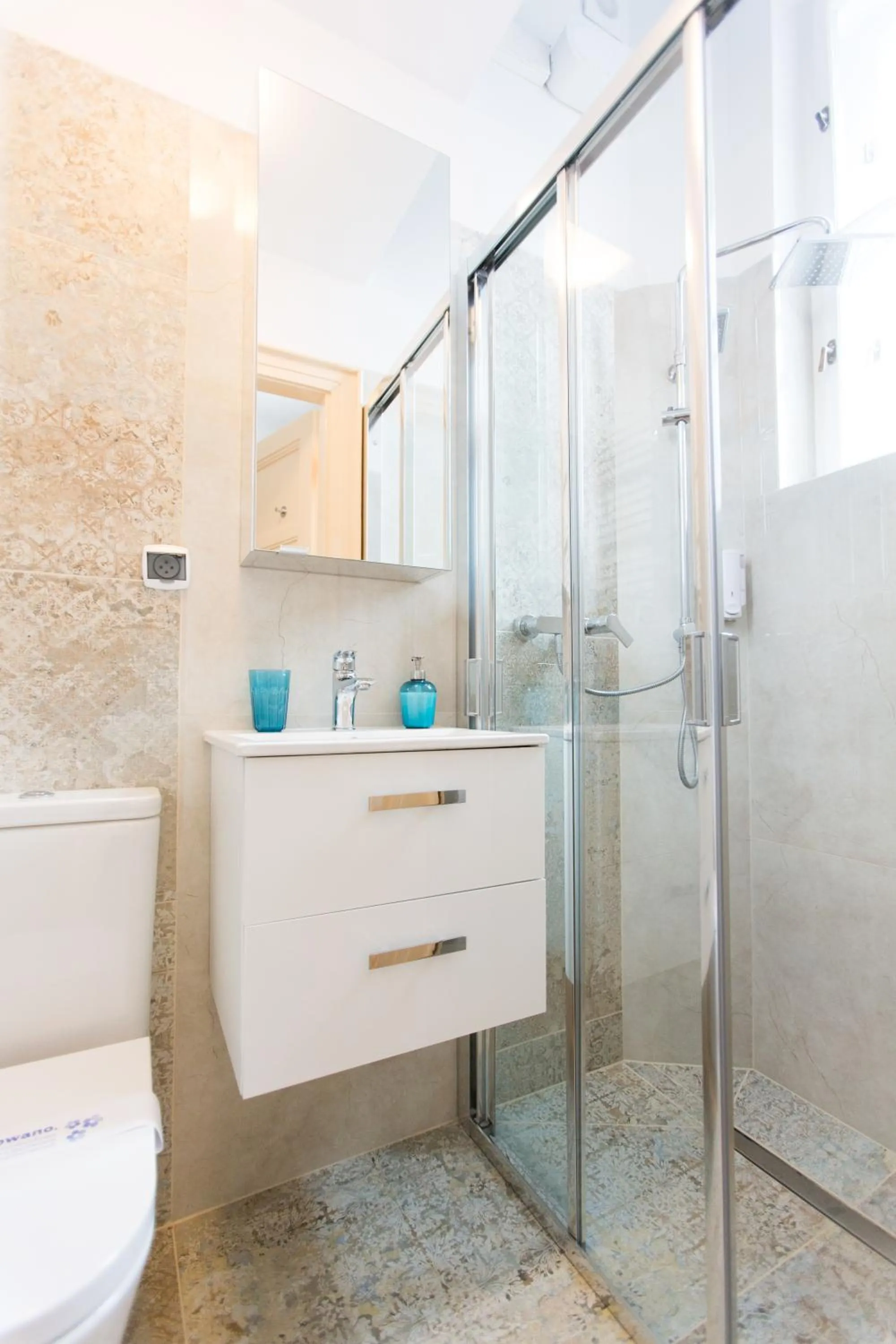 Bathroom in Apartments Roman