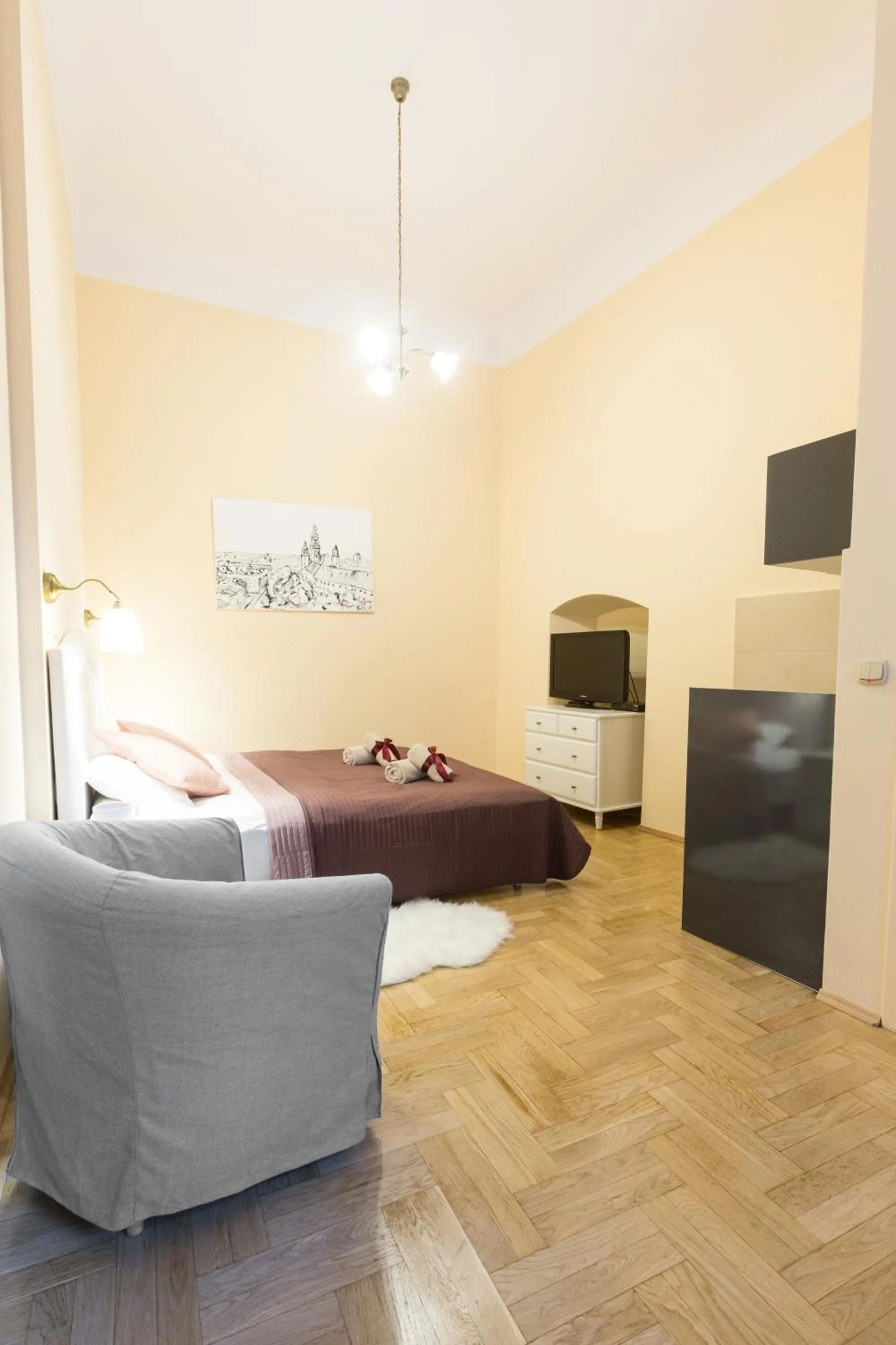 Photo of the whole room, Bed in Apartments Roman