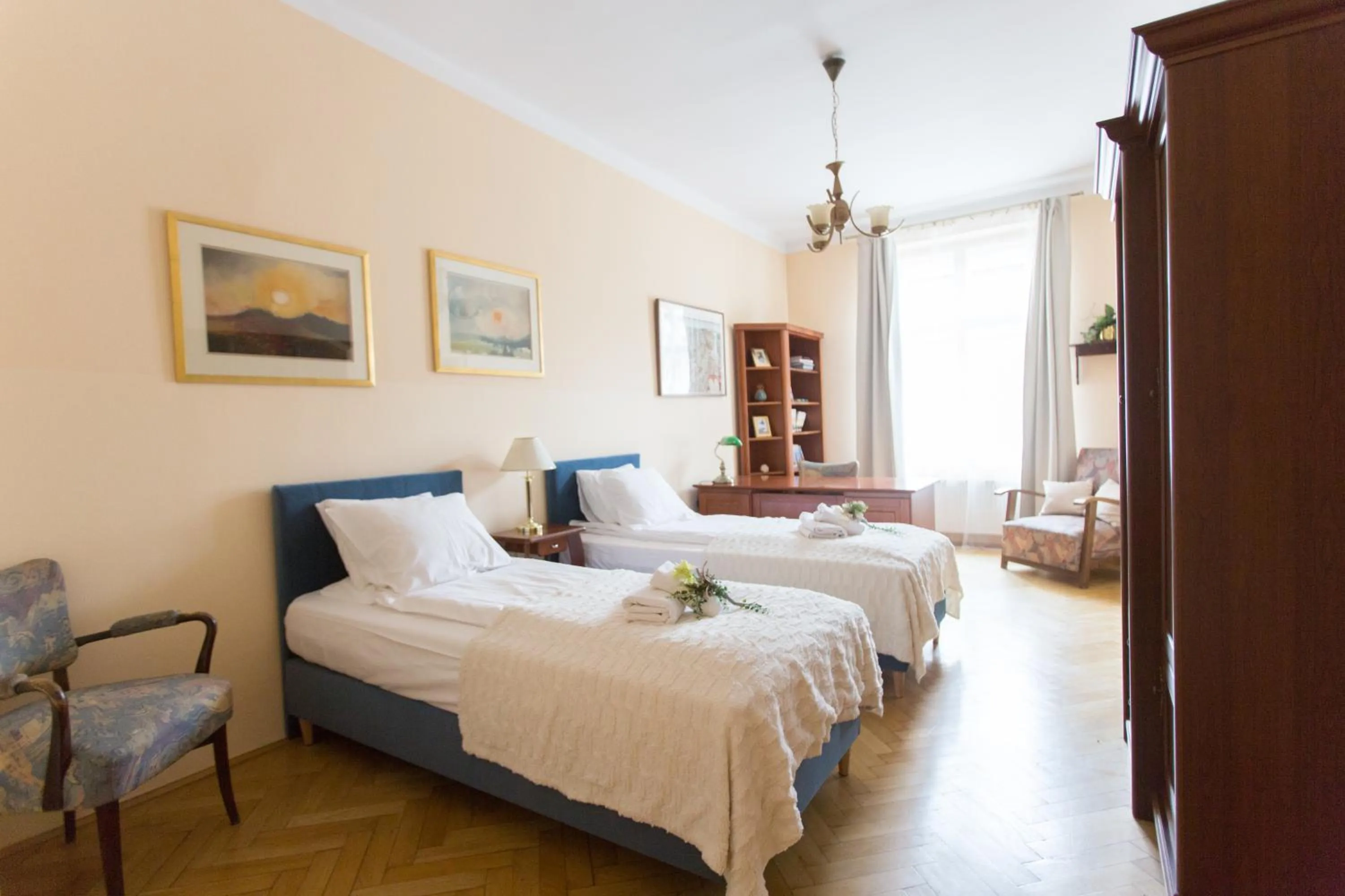 Bed in Apartments Roman