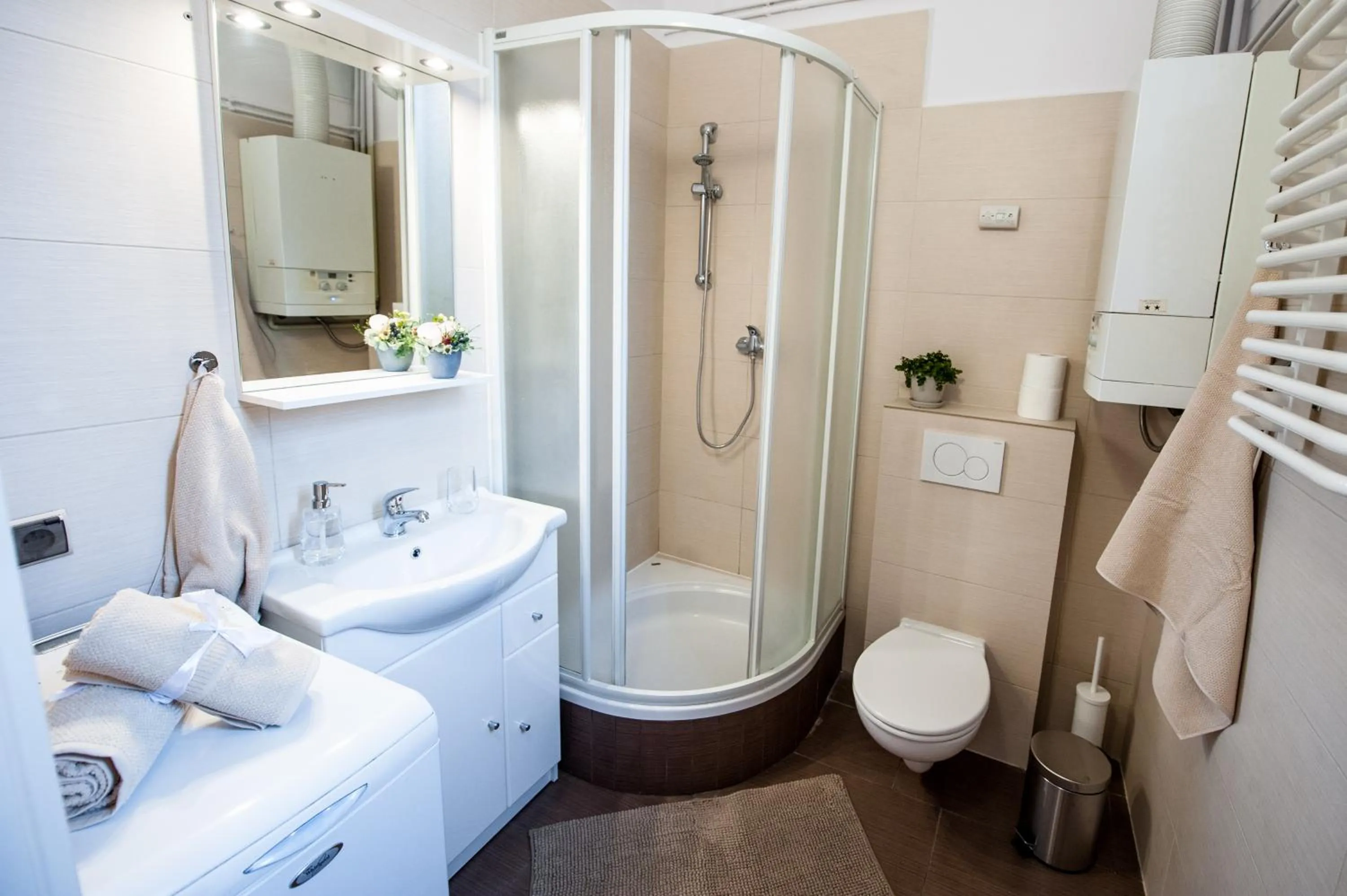 Bathroom in Apartments Roman