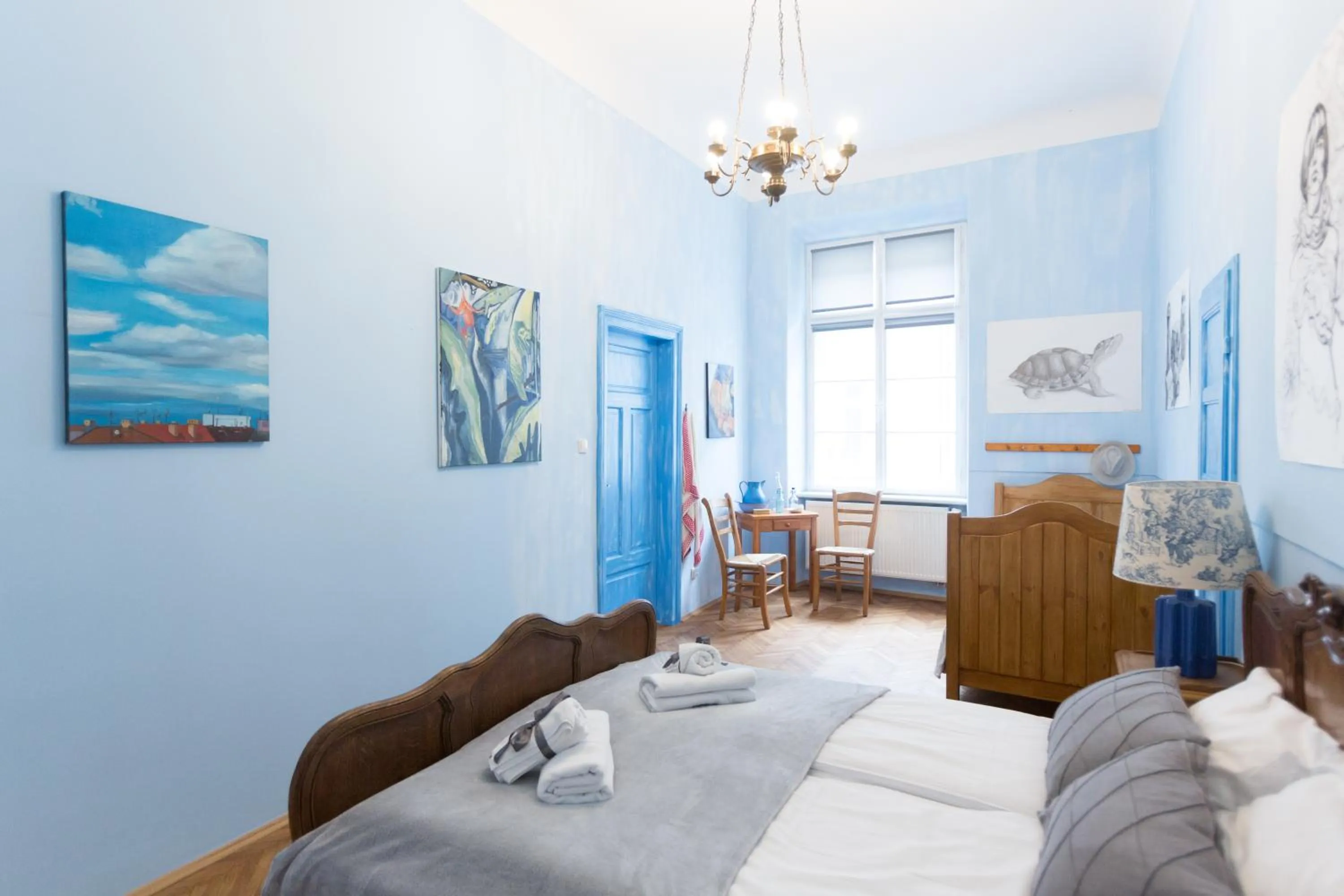 Bedroom, Bed in Apartments Roman