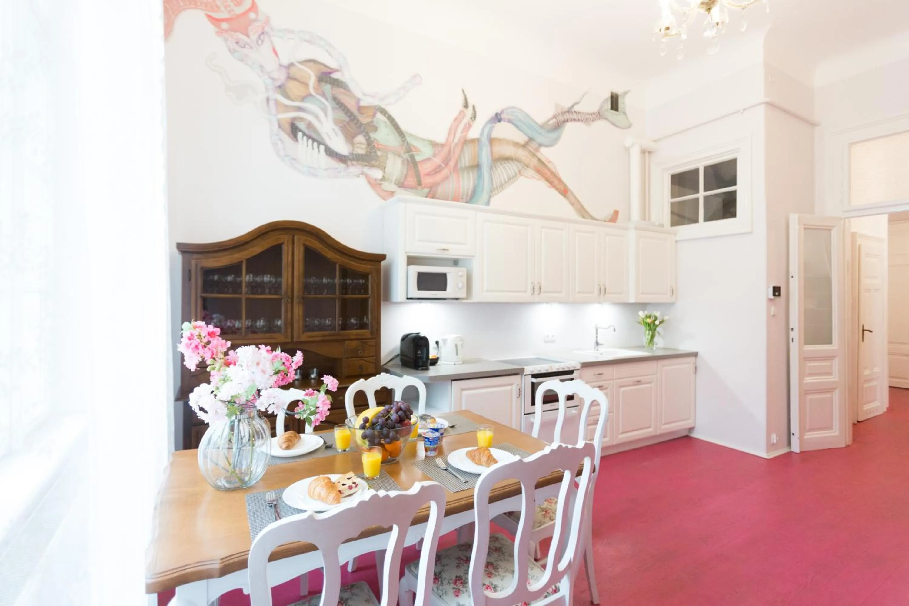 Kitchen or kitchenette in Apartments Roman