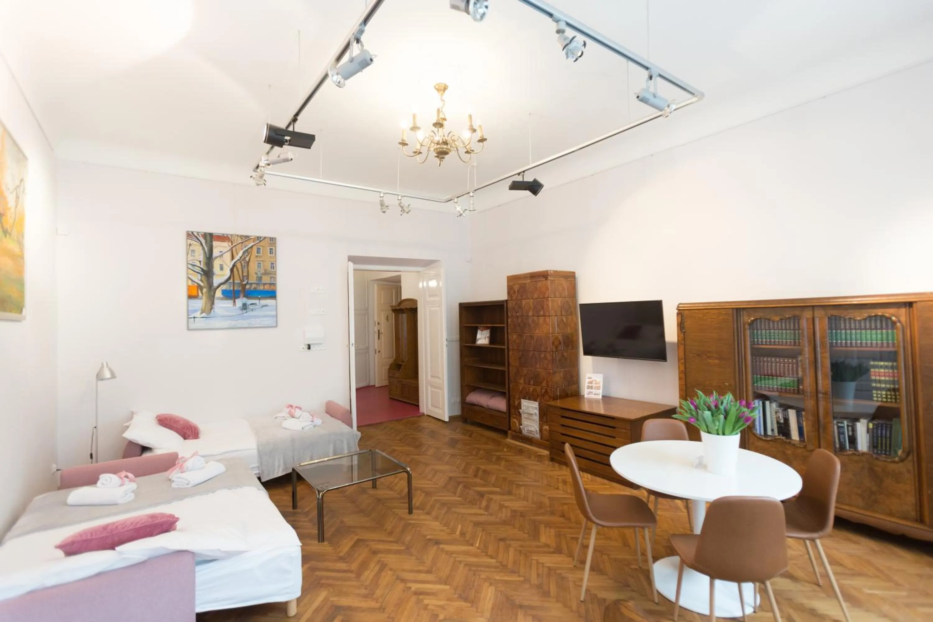 Seating area in Apartments Roman