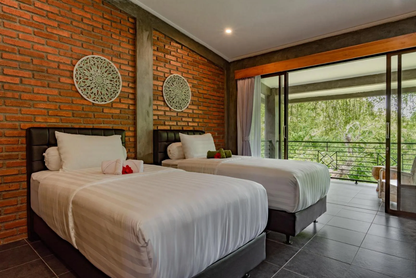 Bed in Alamanda Lovina Resort