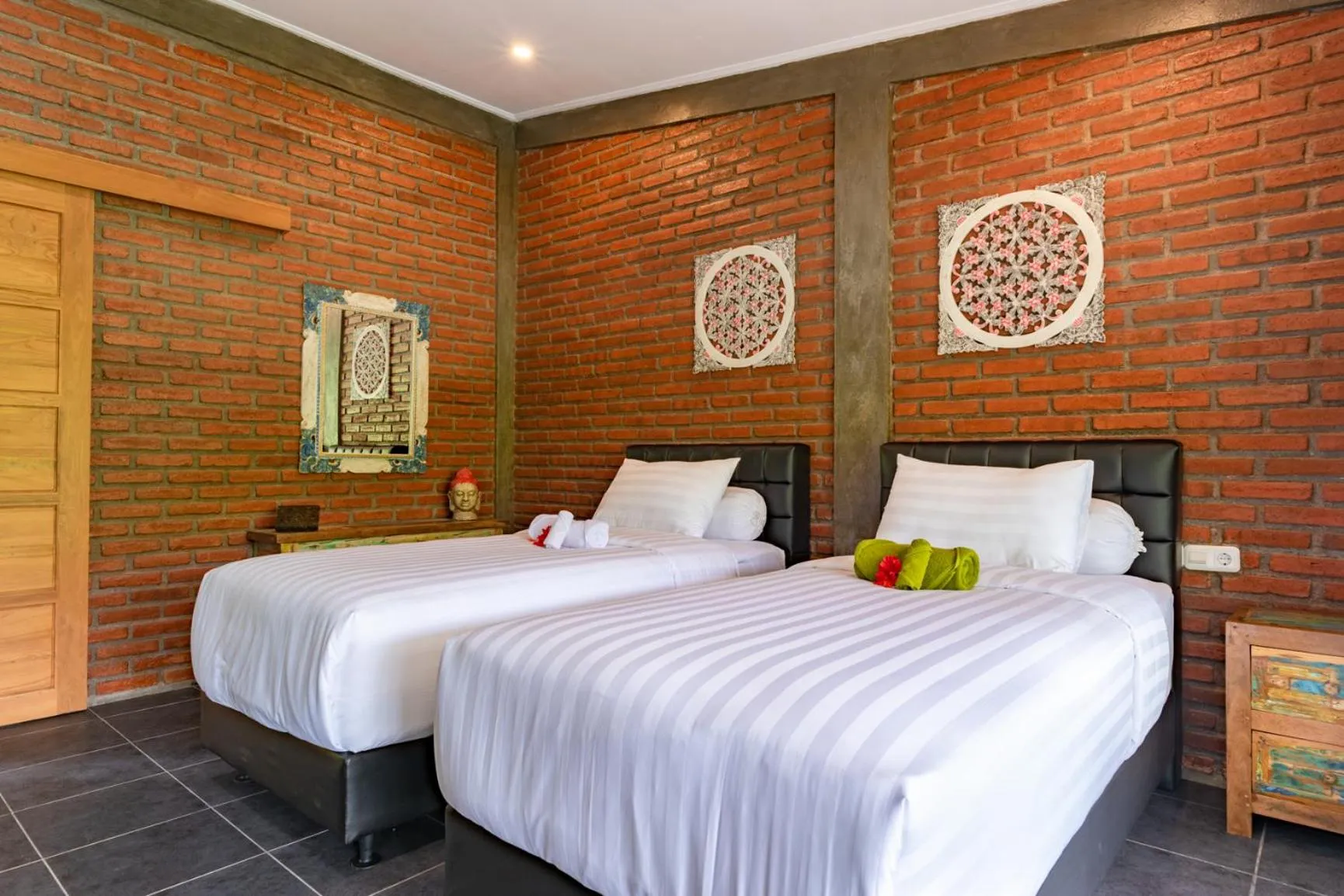 Bed in Alamanda Lovina Resort