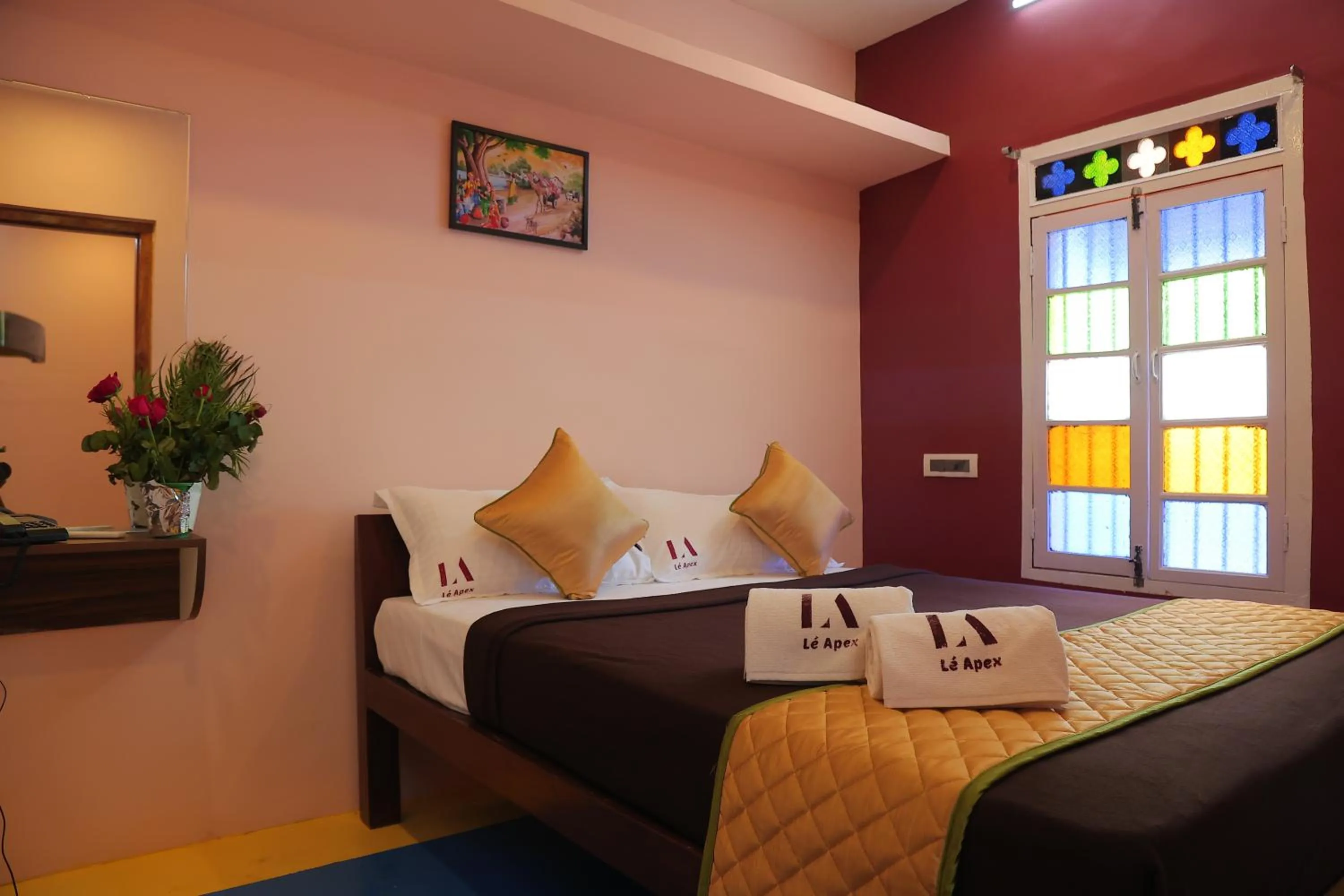 Bed in Le Apex Tharavaadu