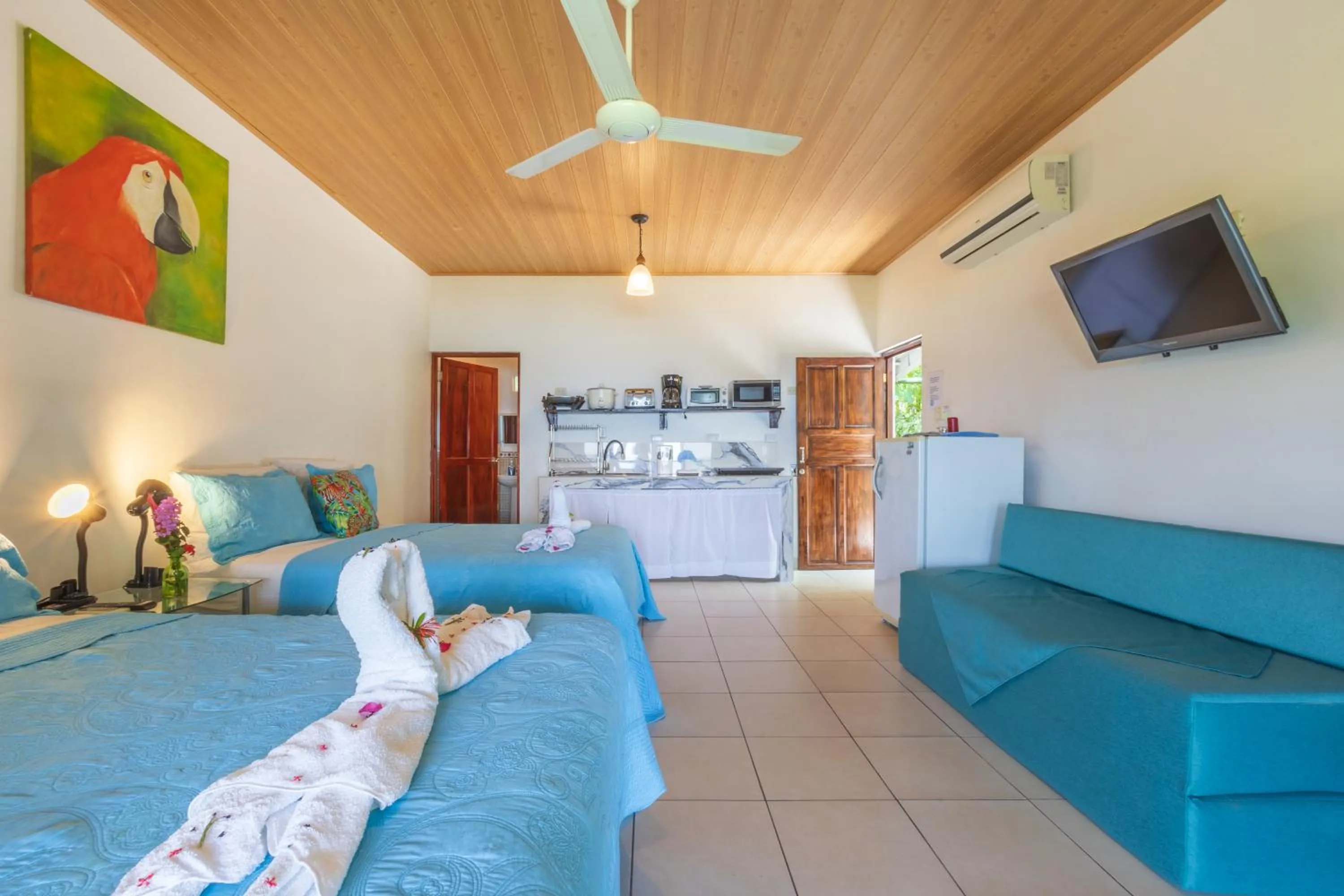 Bed in Hotel Villas de la Selva