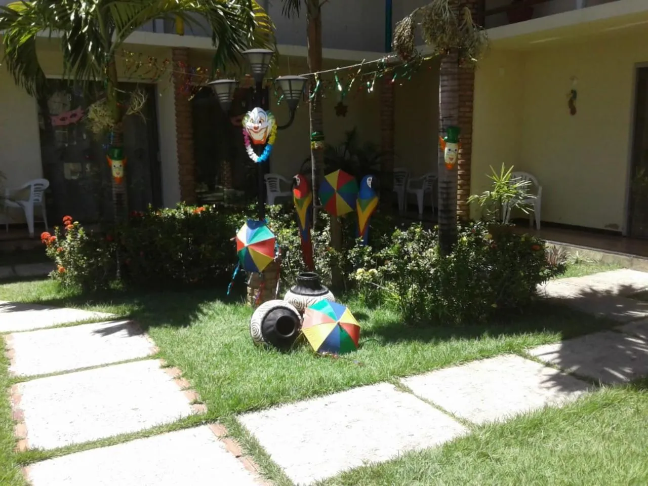 Garden in Pousada Paraíso das Palmeiras