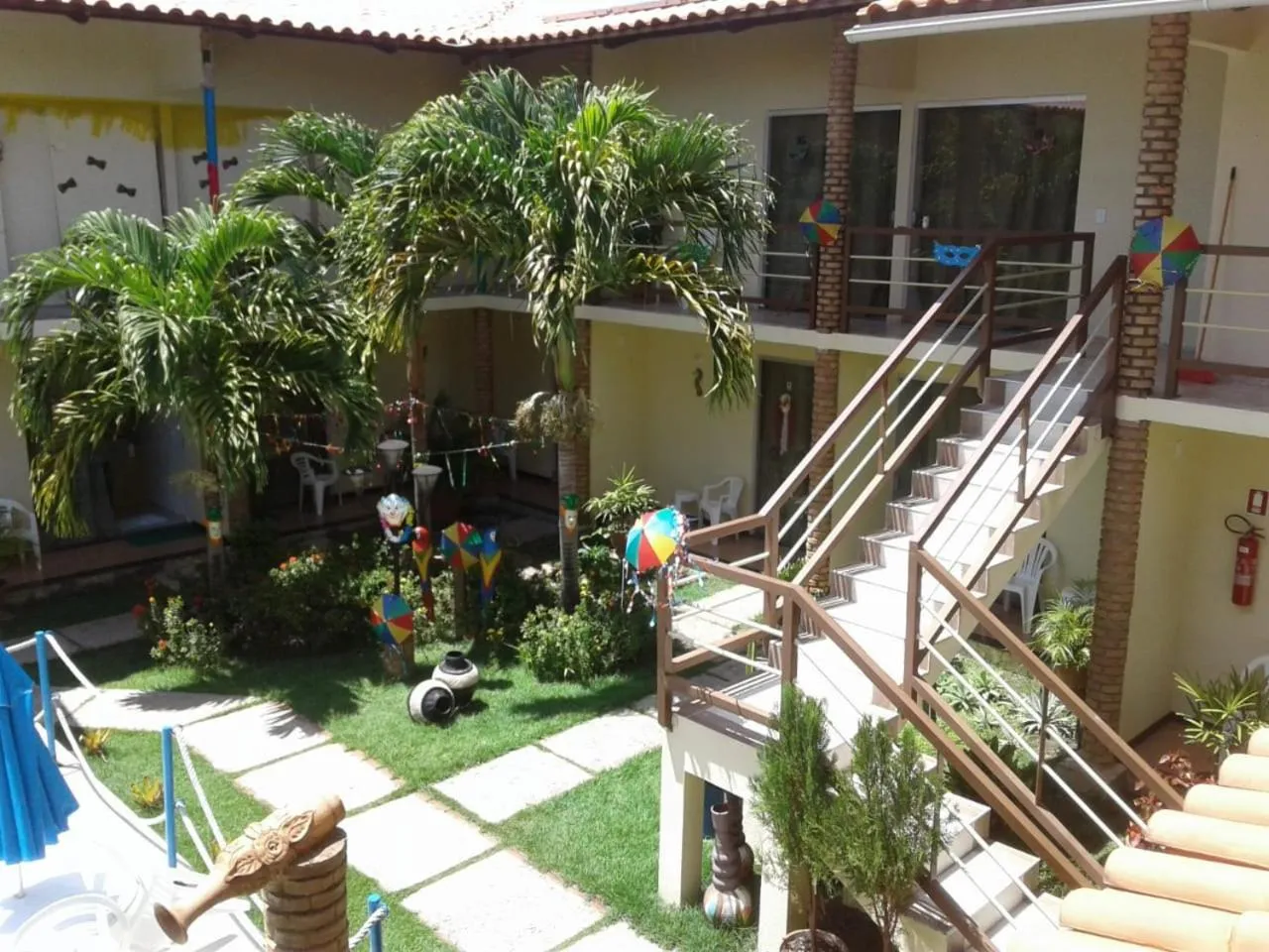 Patio in Pousada Paraíso das Palmeiras