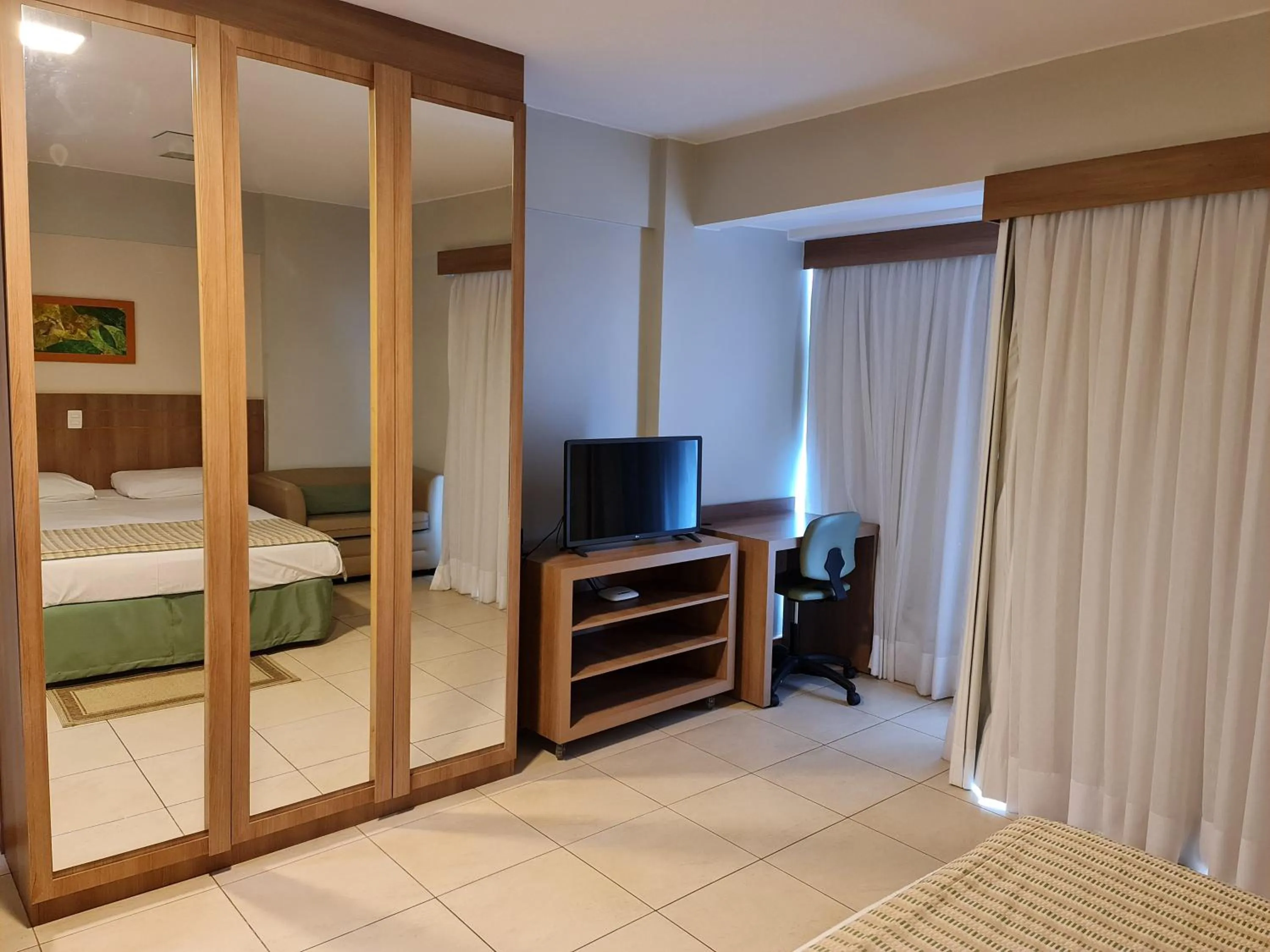 Photo of the whole room, Bed in Flat Brasília - Setor Hoteleiro Norte
