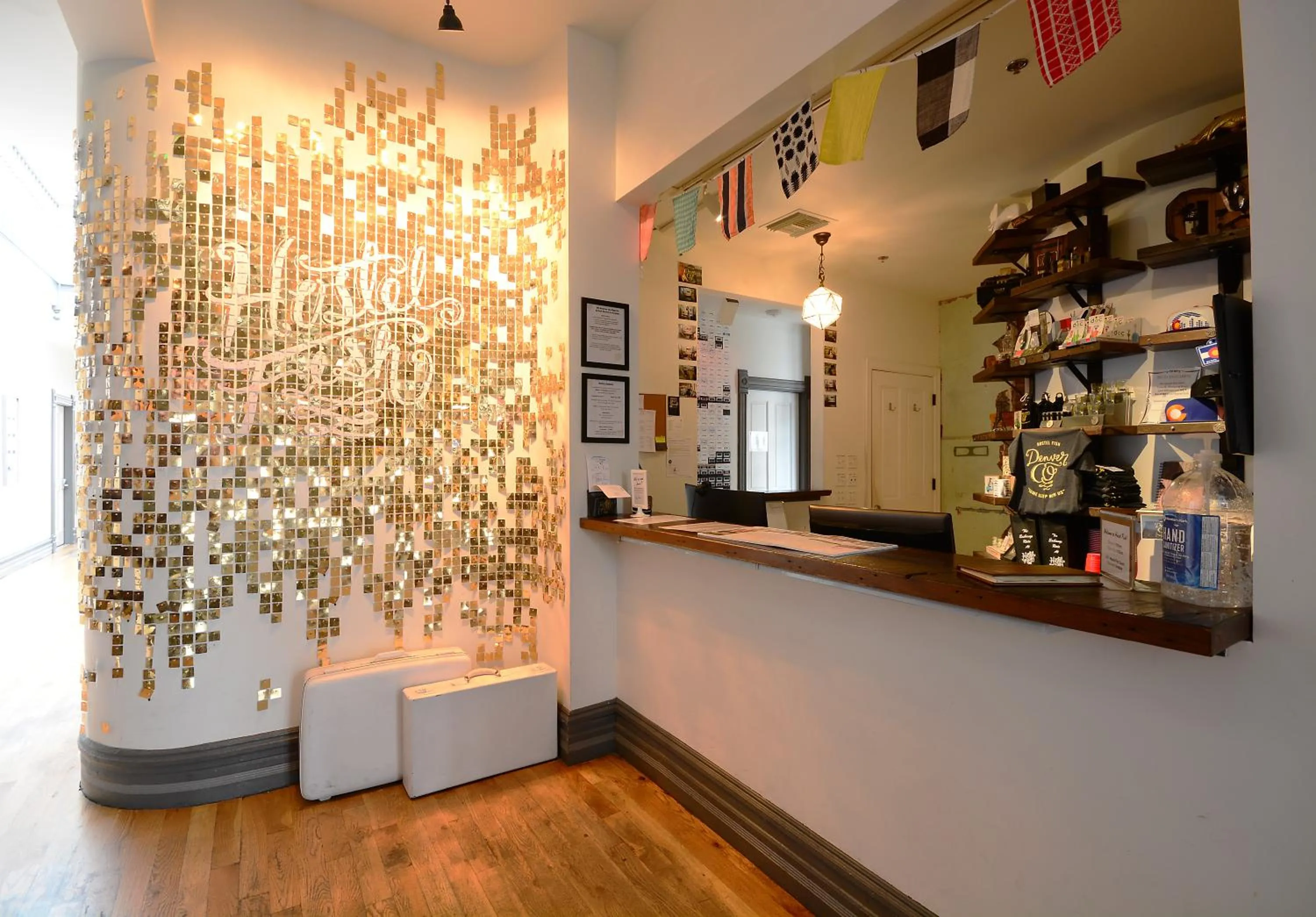 Lobby or reception in Hostel Fish