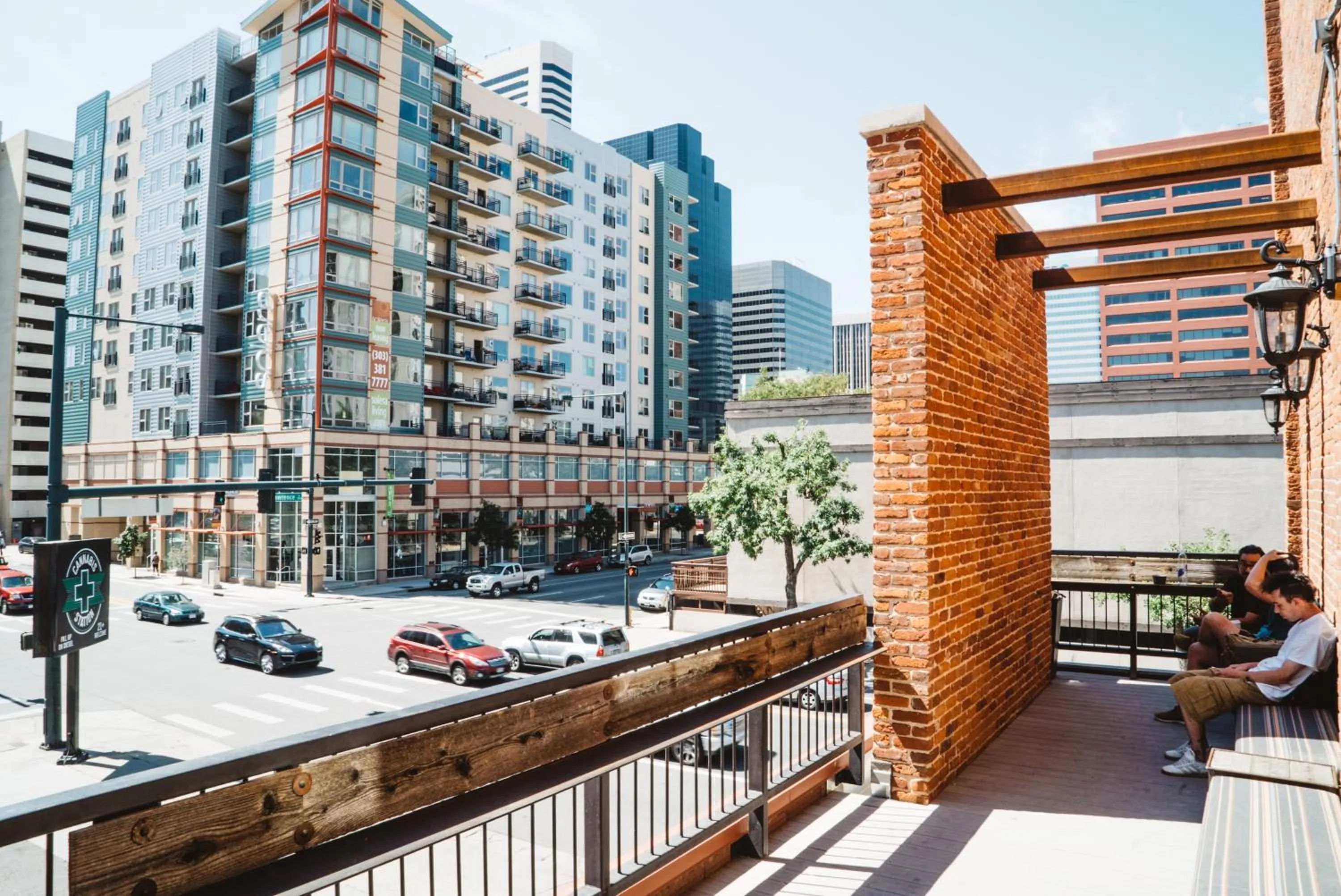 City view in Hostel Fish