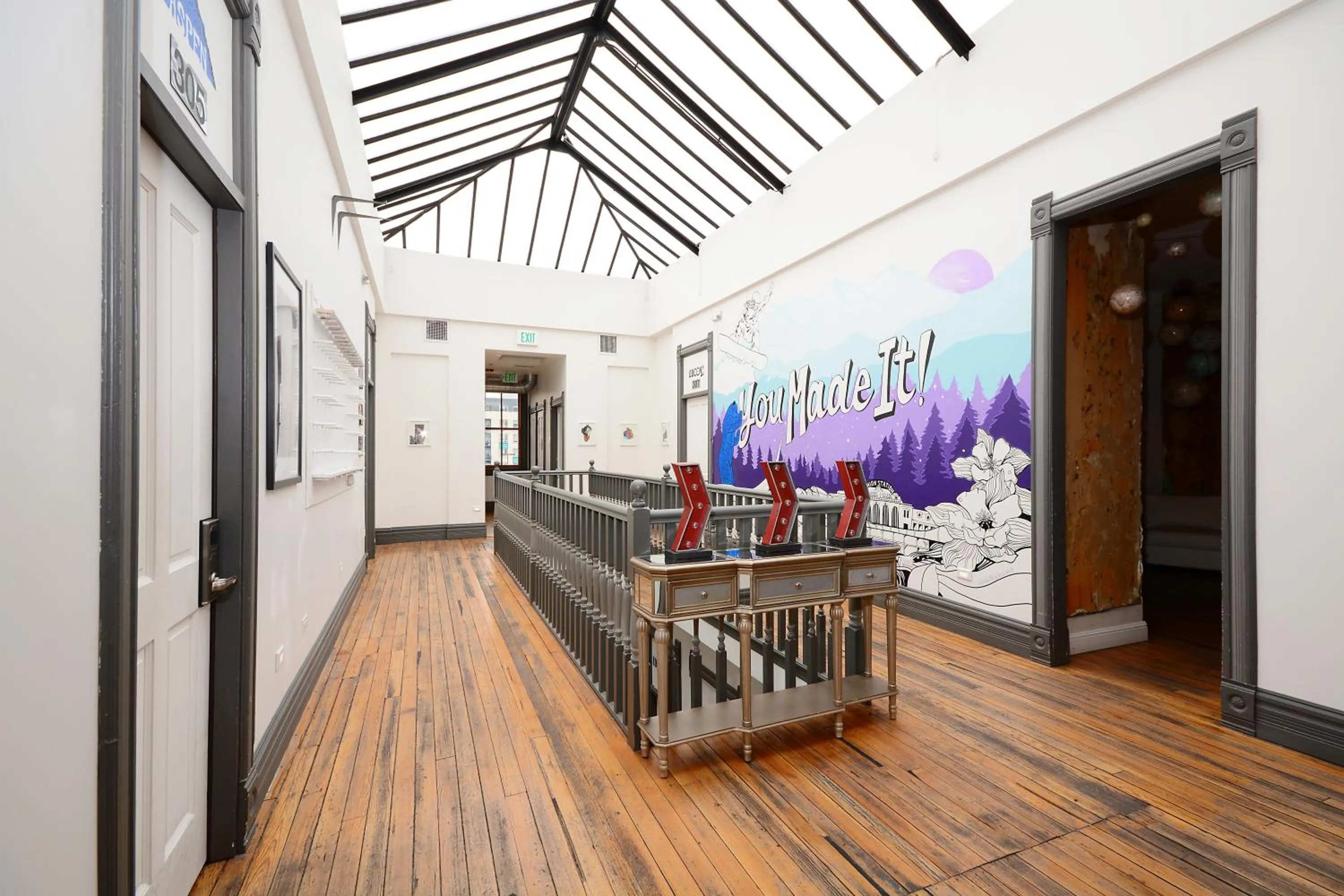 Bird's eye view in Hostel Fish