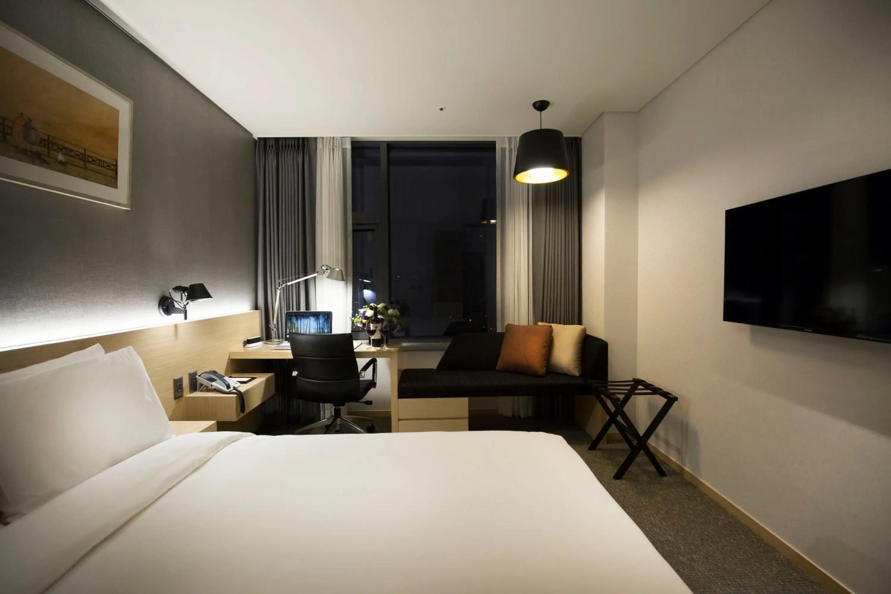 Bed in Arirang Hill Hotel Dongdaemun