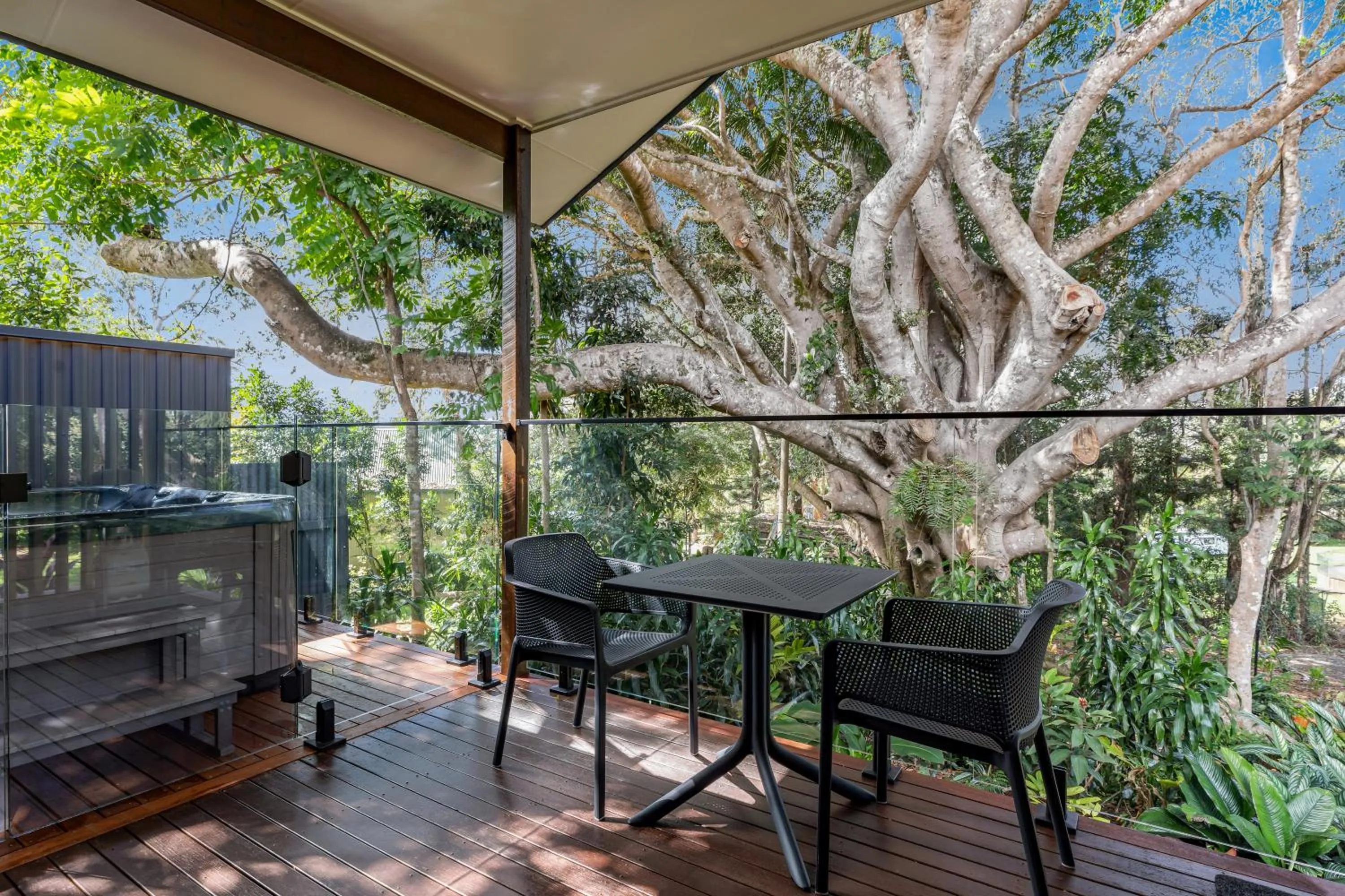 Patio in Jandar Retreat Maleny