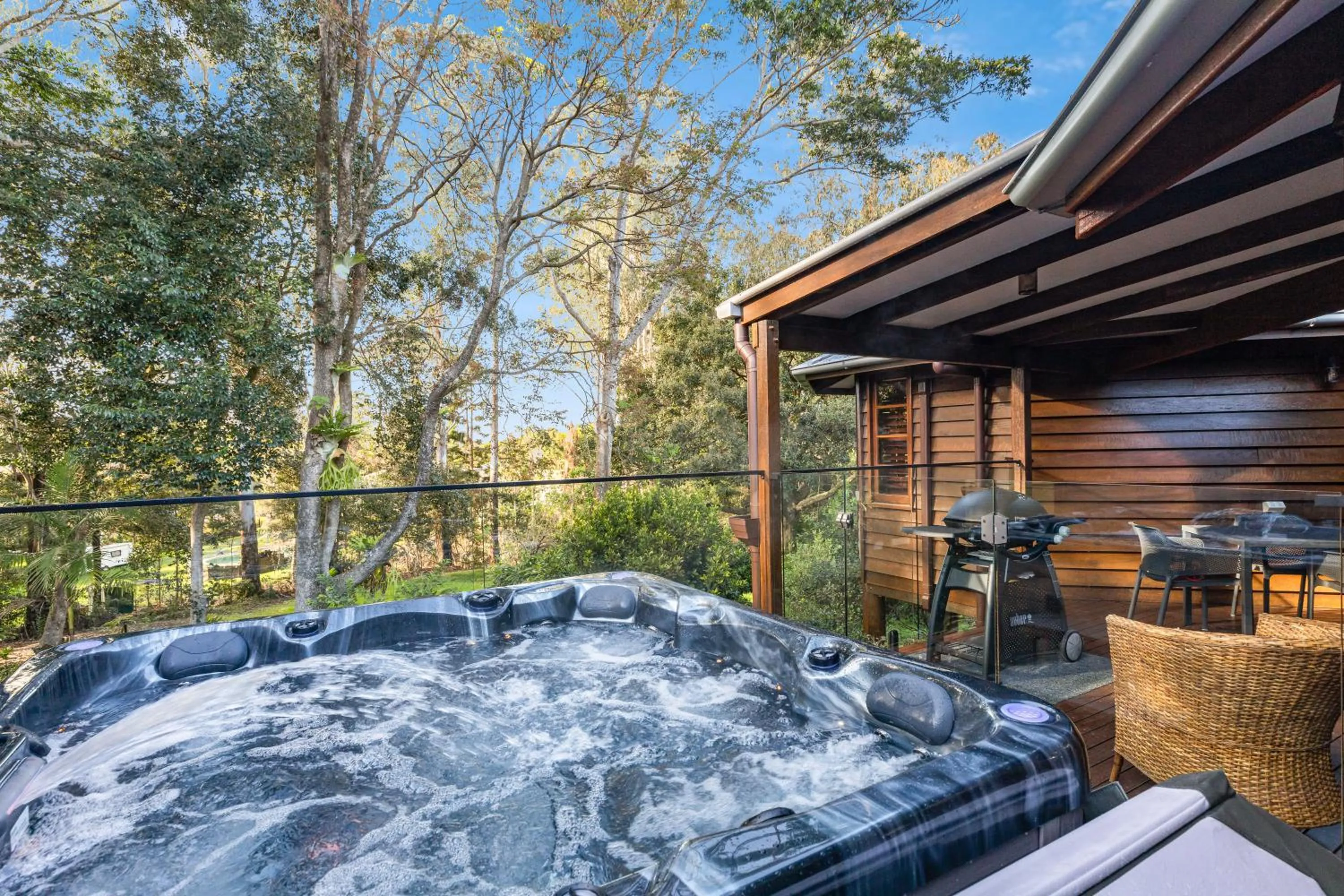 Hot Tub in Jandar Retreat Maleny