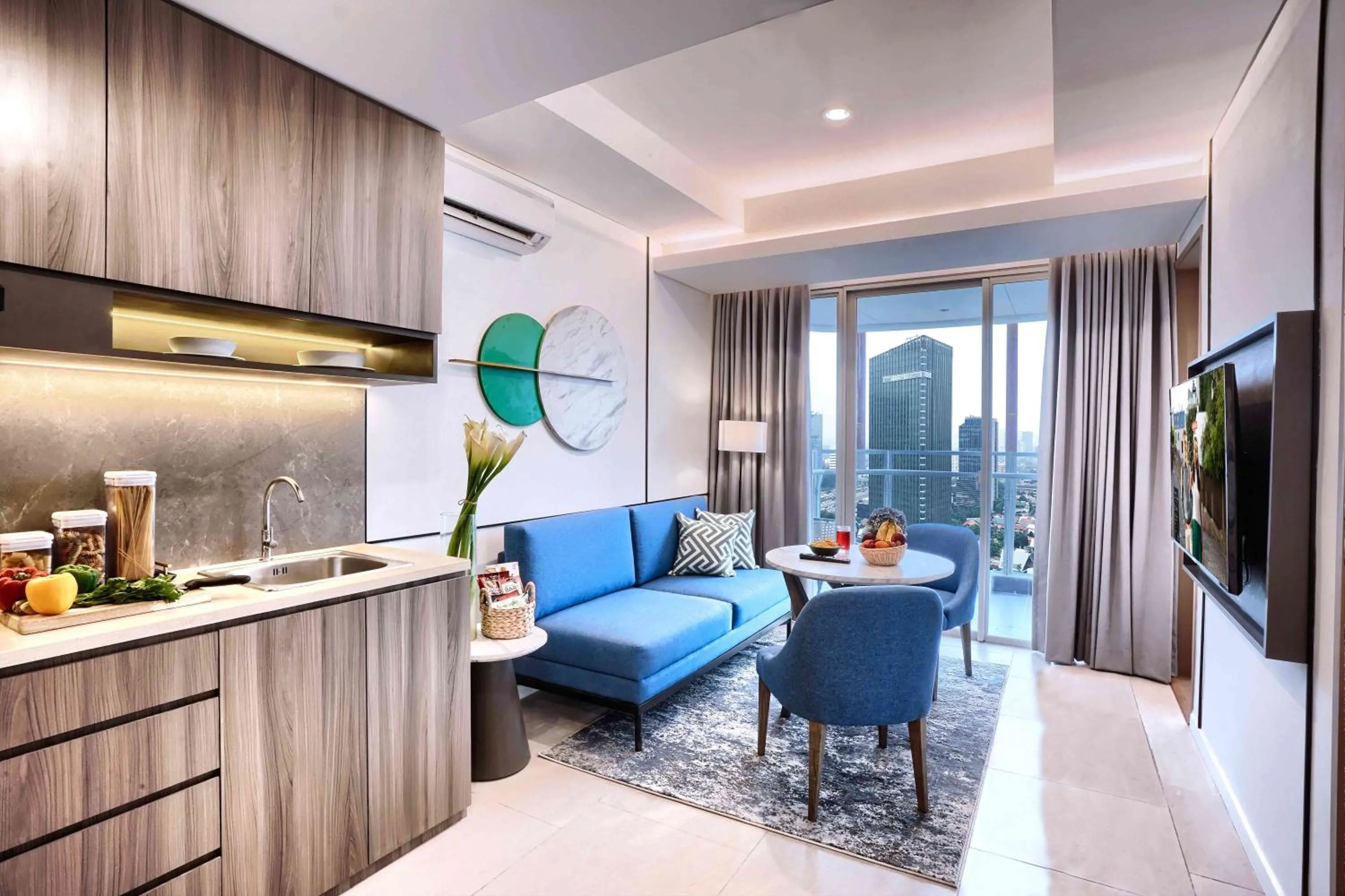 Living room in Citadines Antasari Jakarta