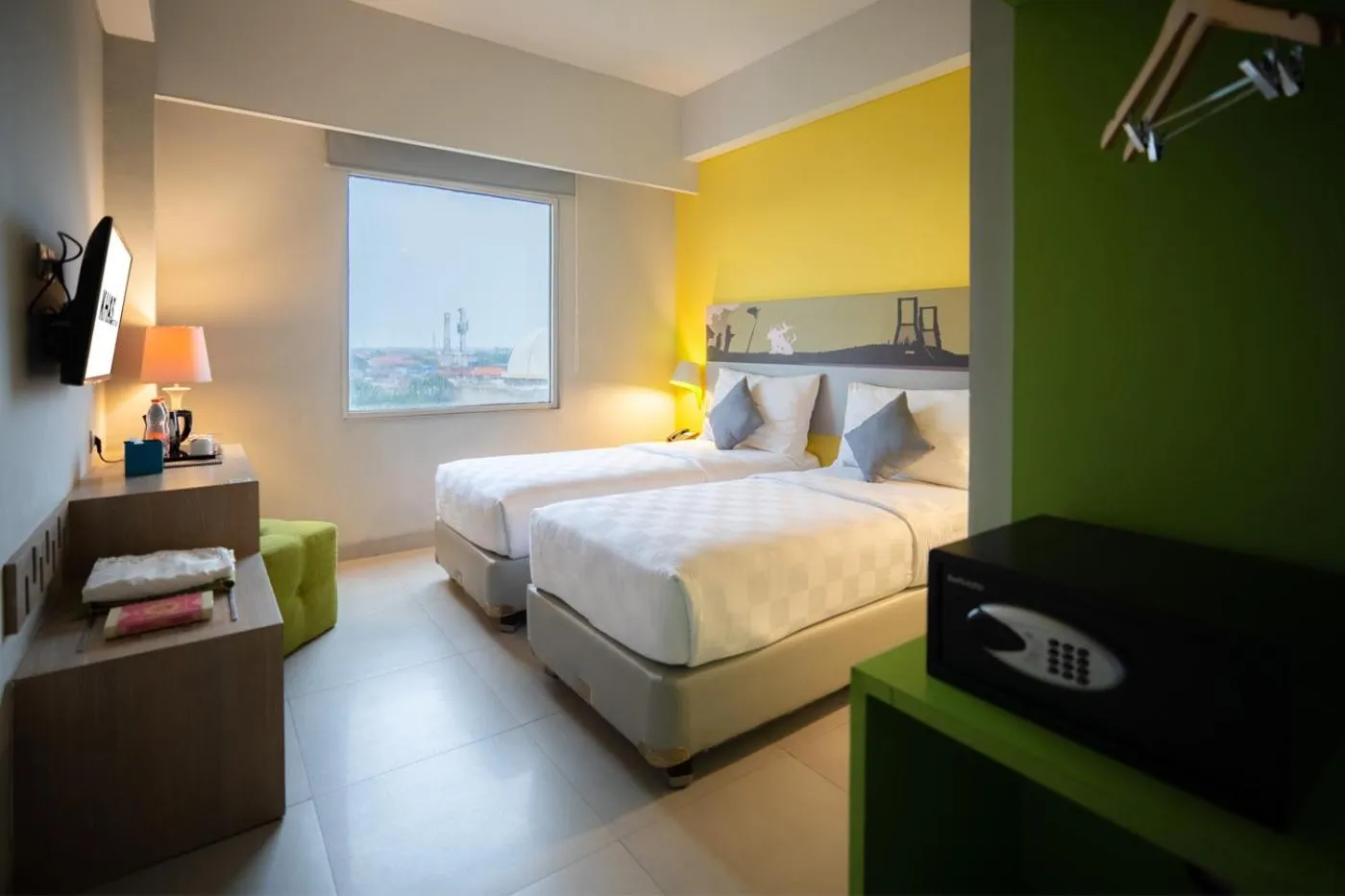 Bed in KHAS Surabaya Hotel