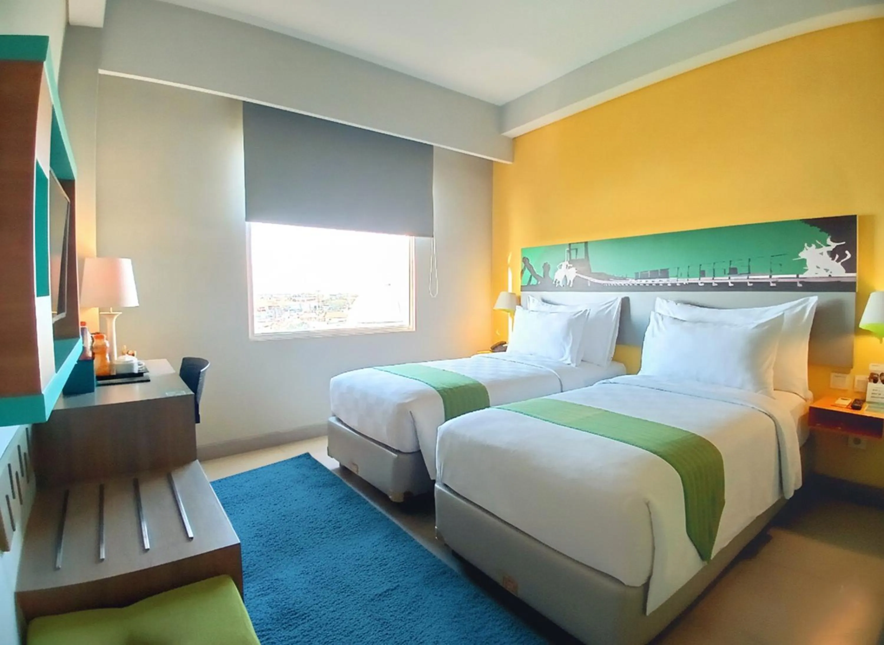 Bed in KHAS Surabaya Hotel
