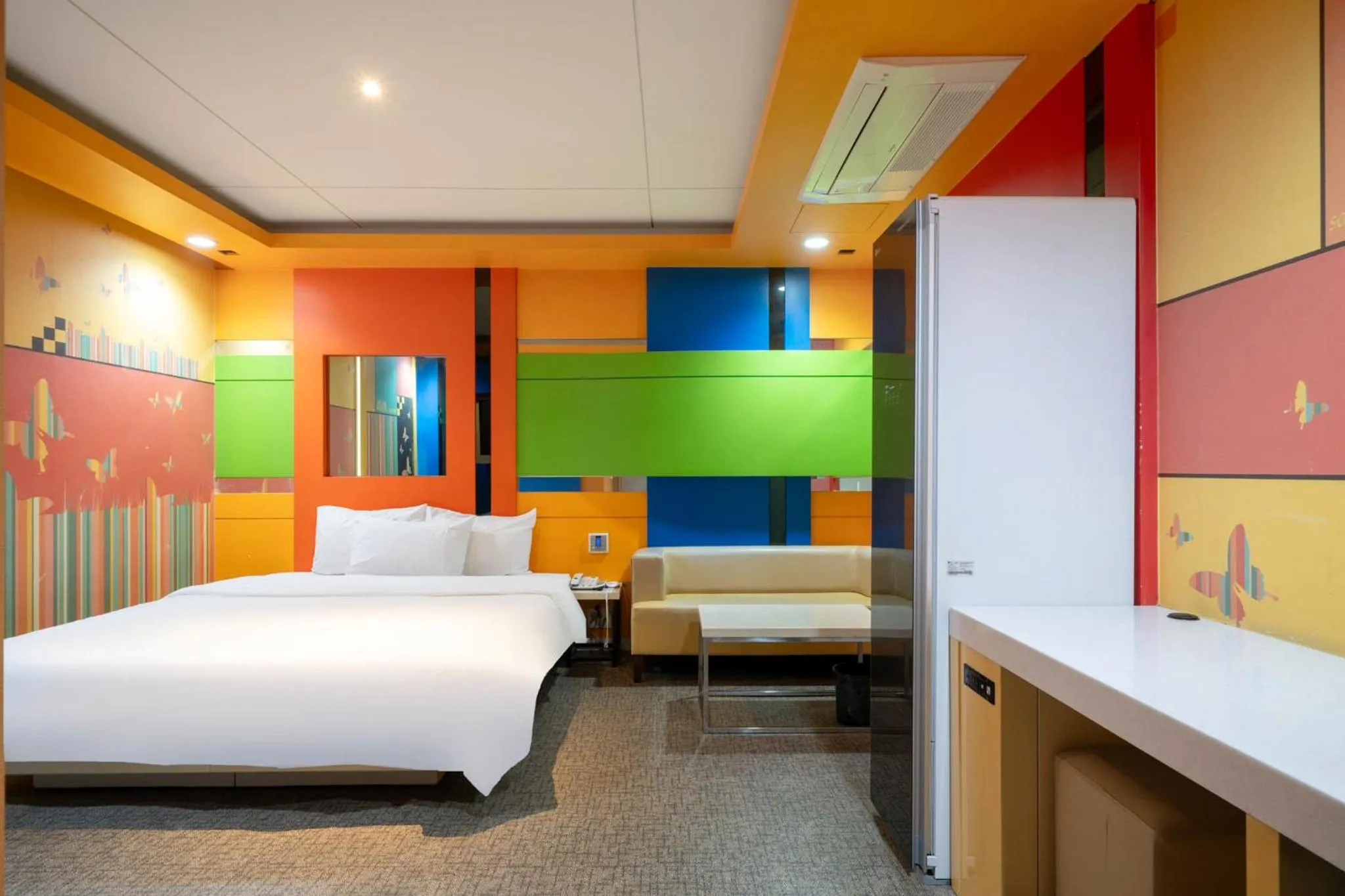 Bed in Changwon Ava Hotel