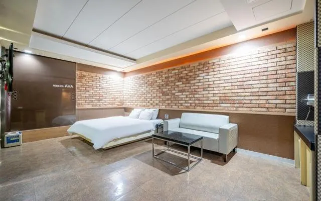 Bed in Changwon Ava Hotel