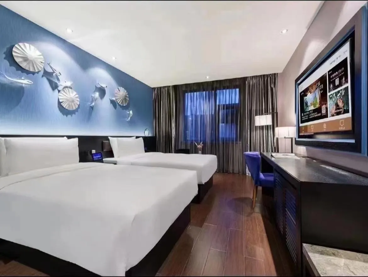 Bedroom in Orange Crystal Qingdao Jimo Ancient City Hotel