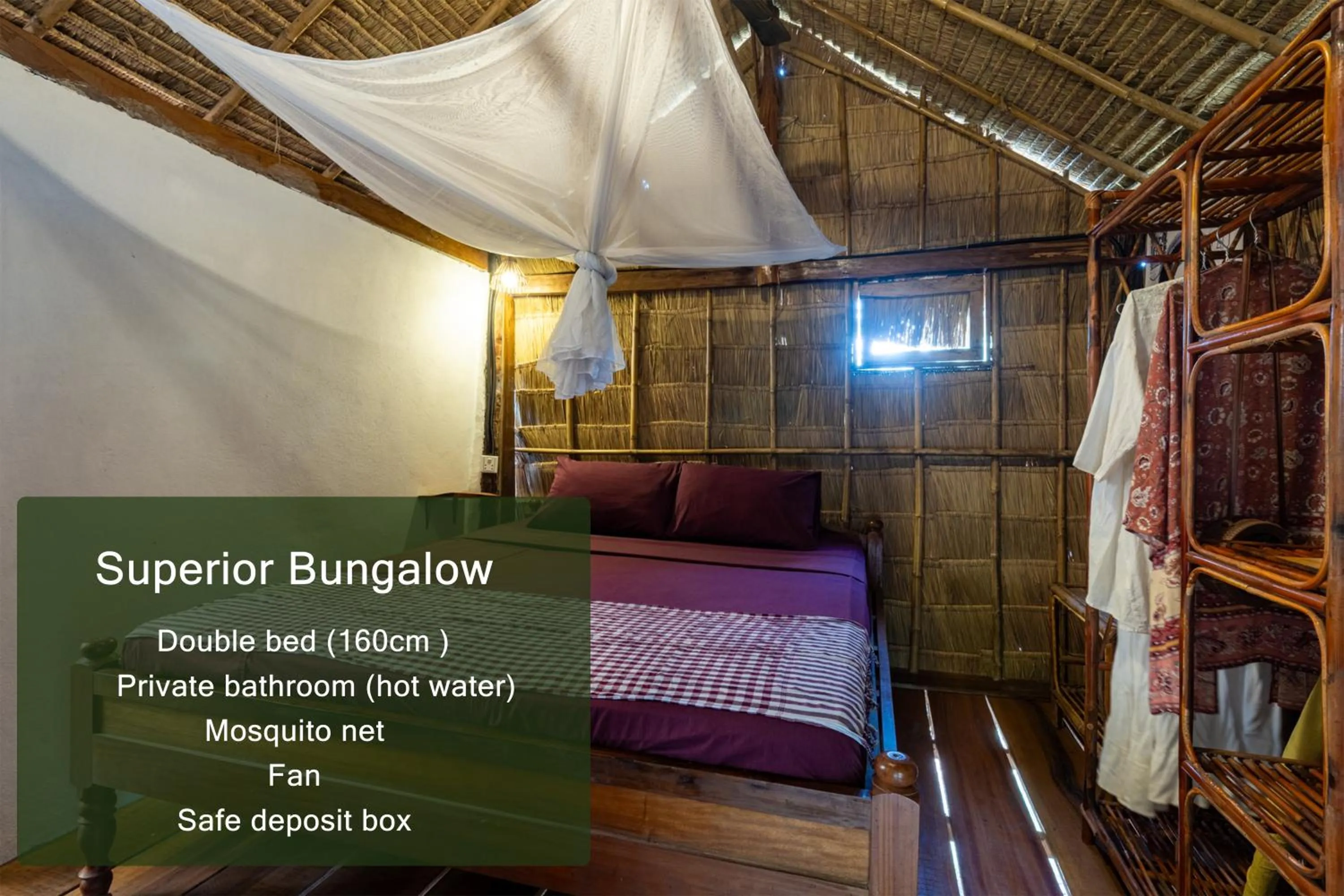 Bed in Kampot Cabana