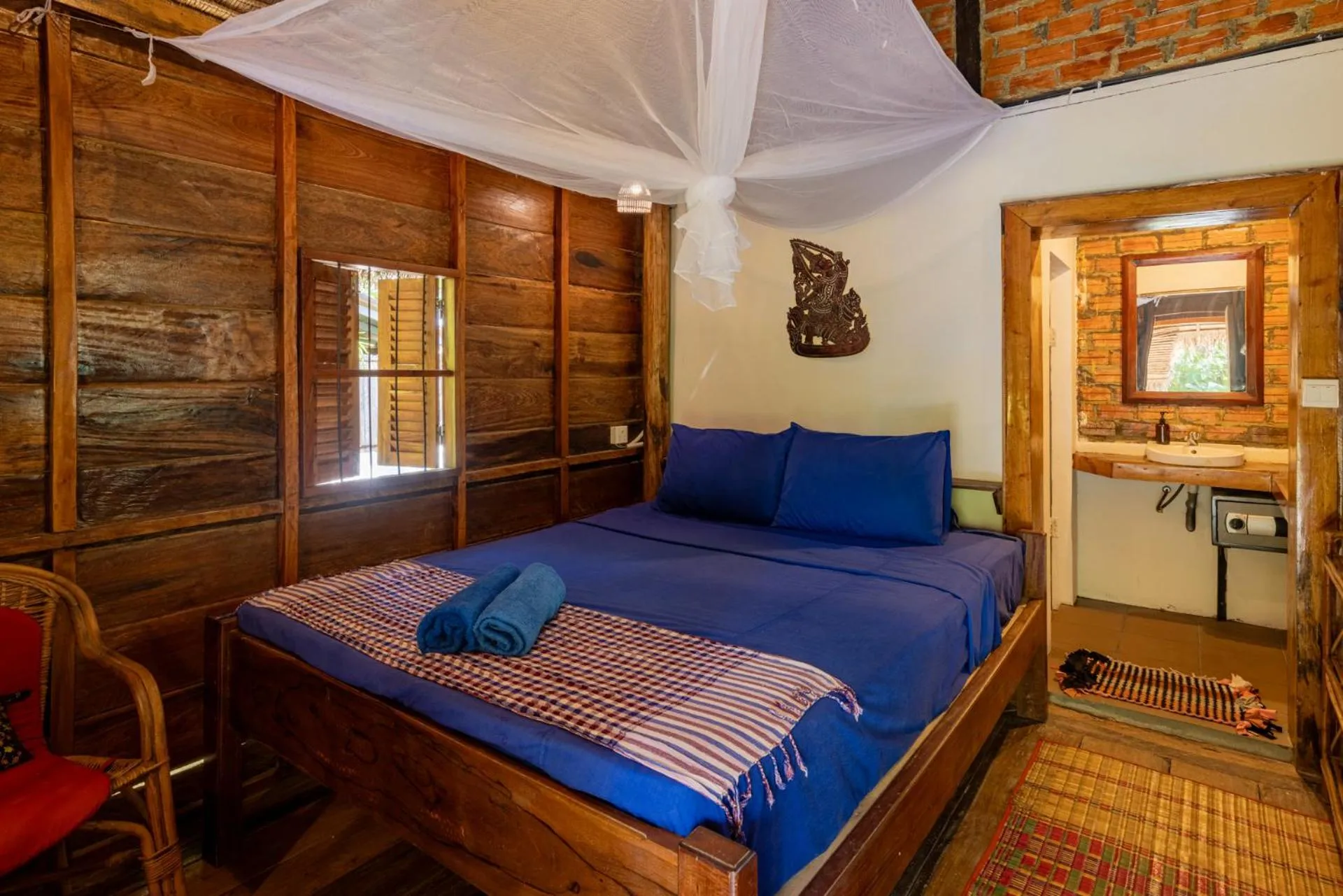 Bed in Kampot Cabana