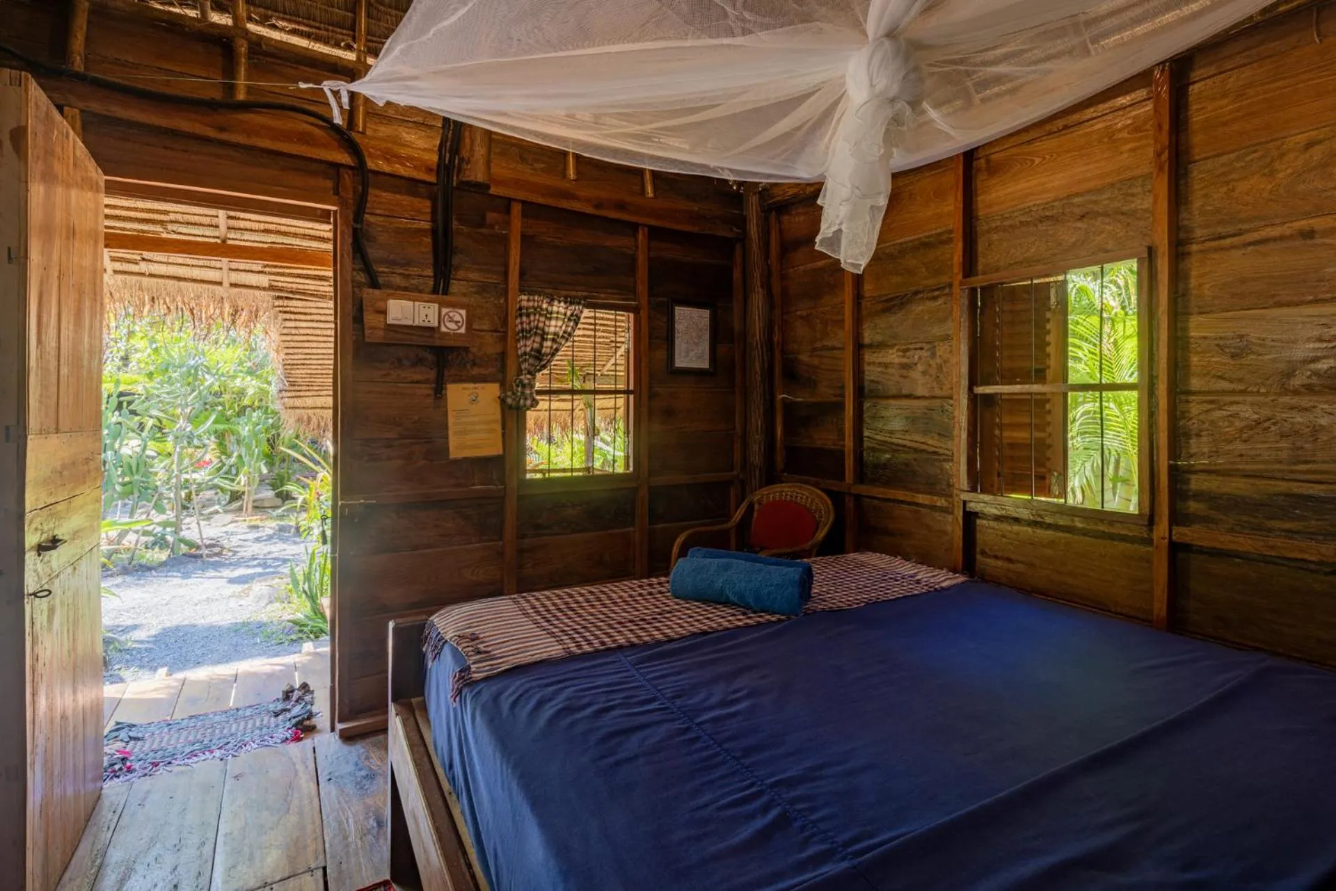 Bed in Kampot Cabana