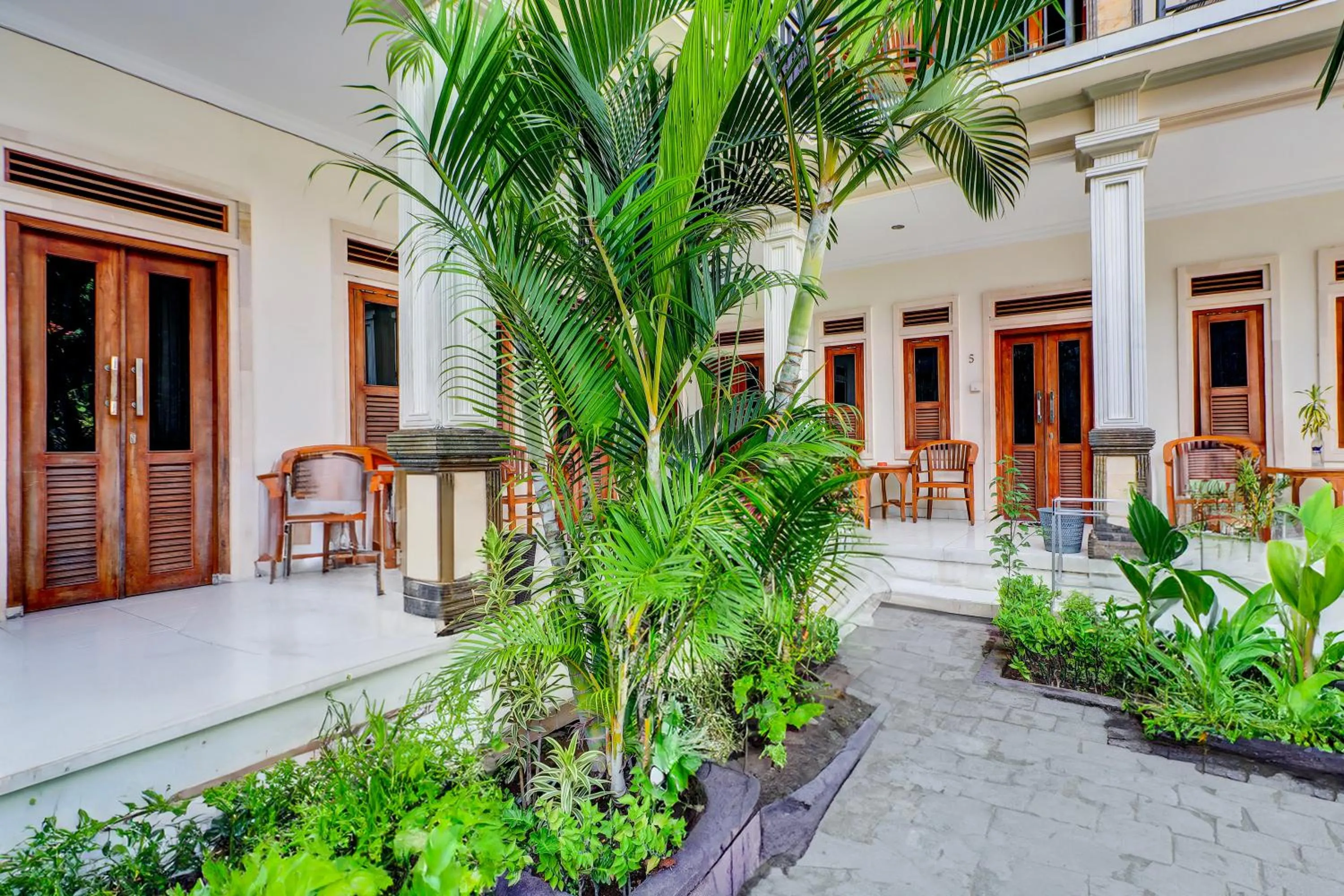 Garden view in Collection O Budget Door Legian Inn @Poppies Road