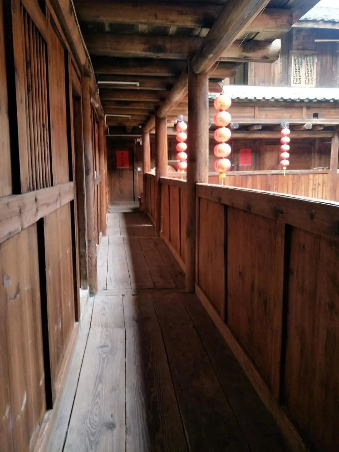 Bird's eye view in Nanjing Tulou Qingdelou Inn