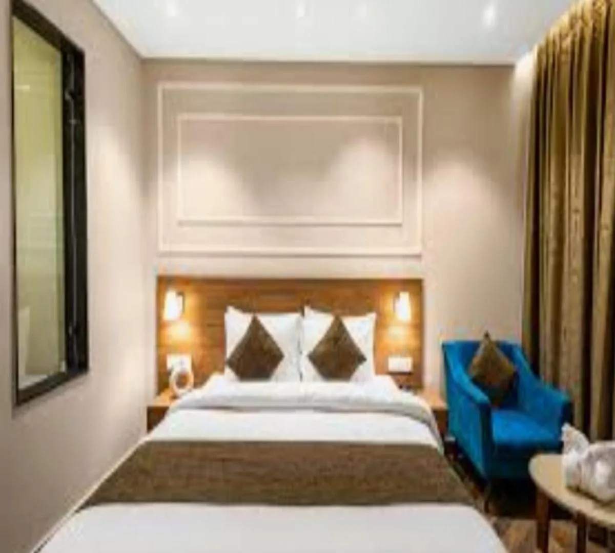Bed in Hotel Namo Gange