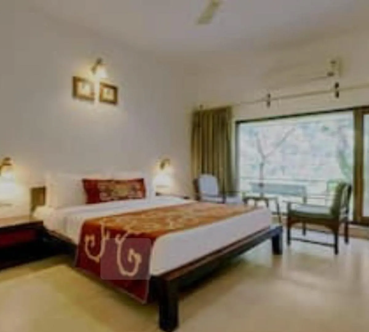 Bed in Hotel Namo Gange