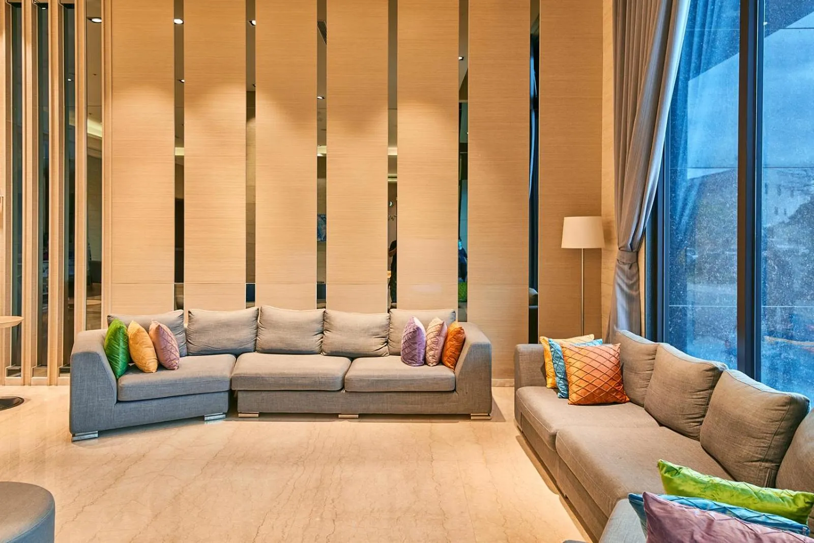 Seating area in The Fuli Resort Chihpen