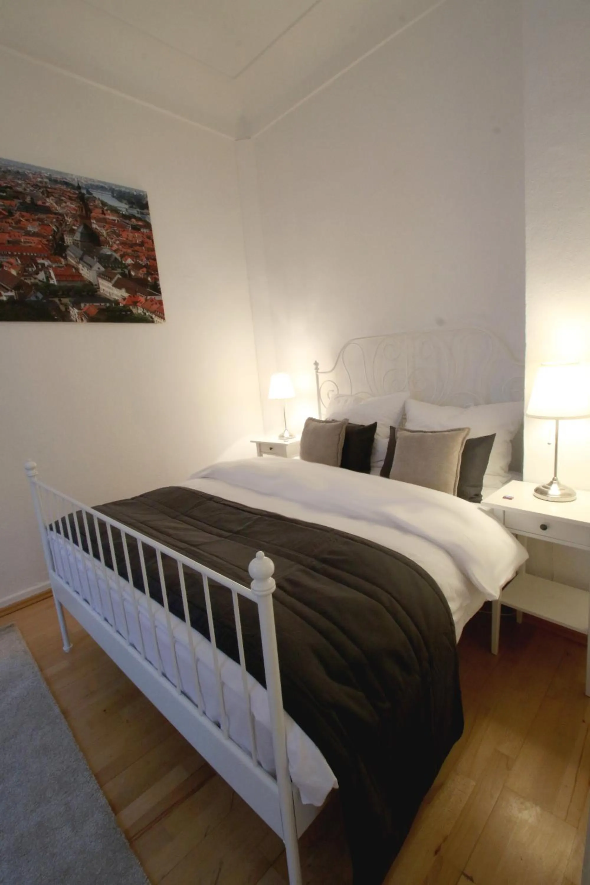 Bed in Hotel Sudpfanne