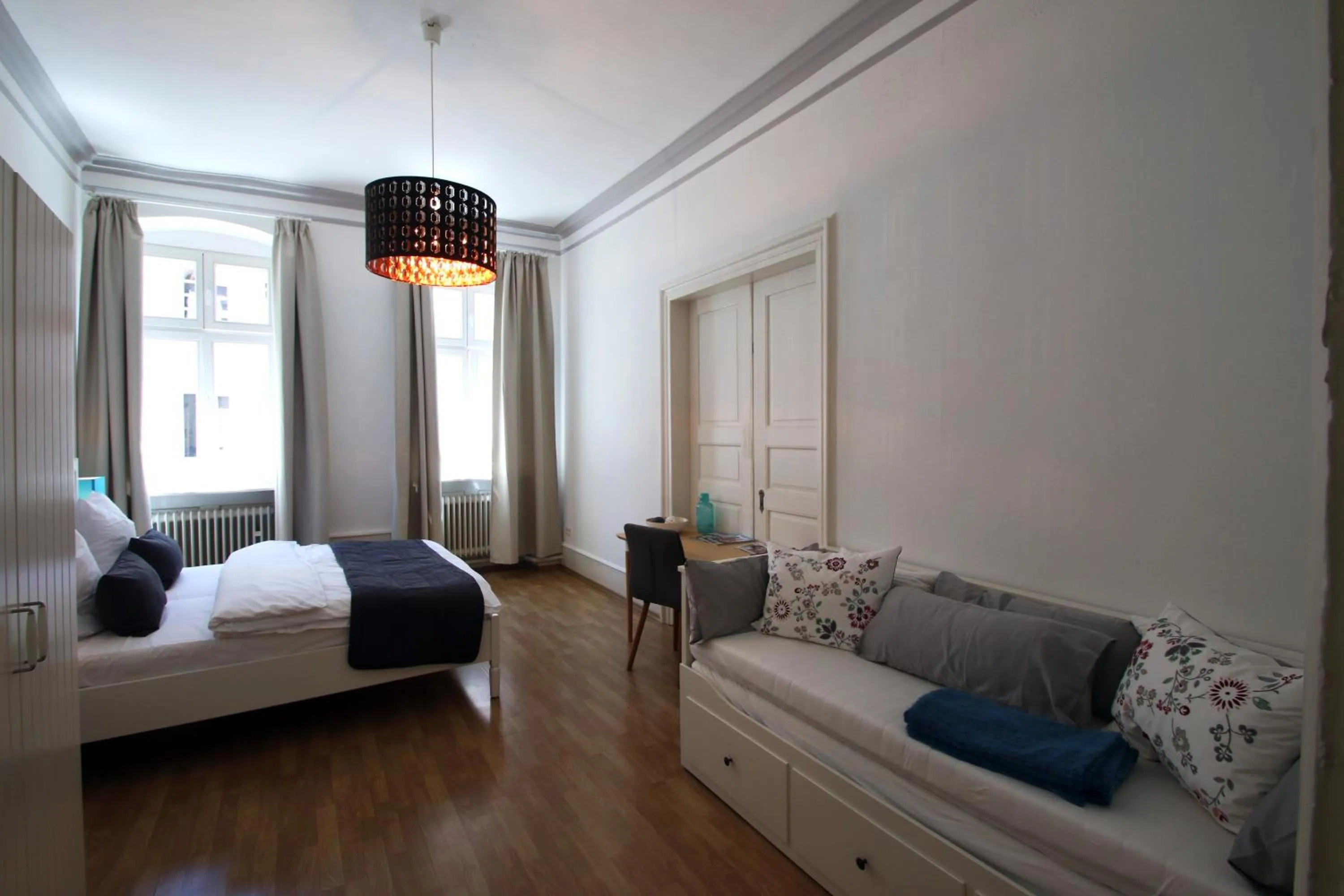 Bed in Hotel Sudpfanne