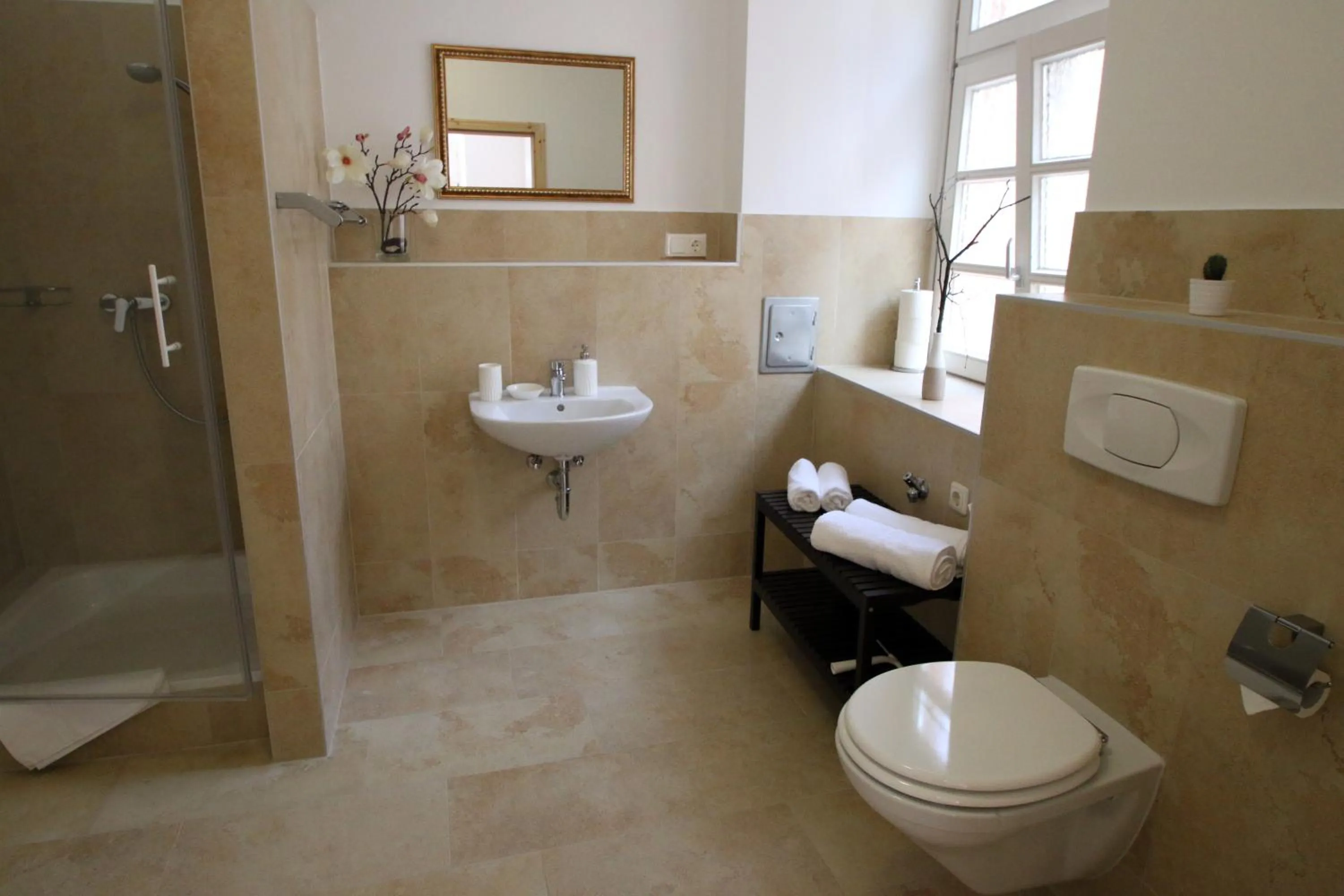 Shower in Hotel Sudpfanne