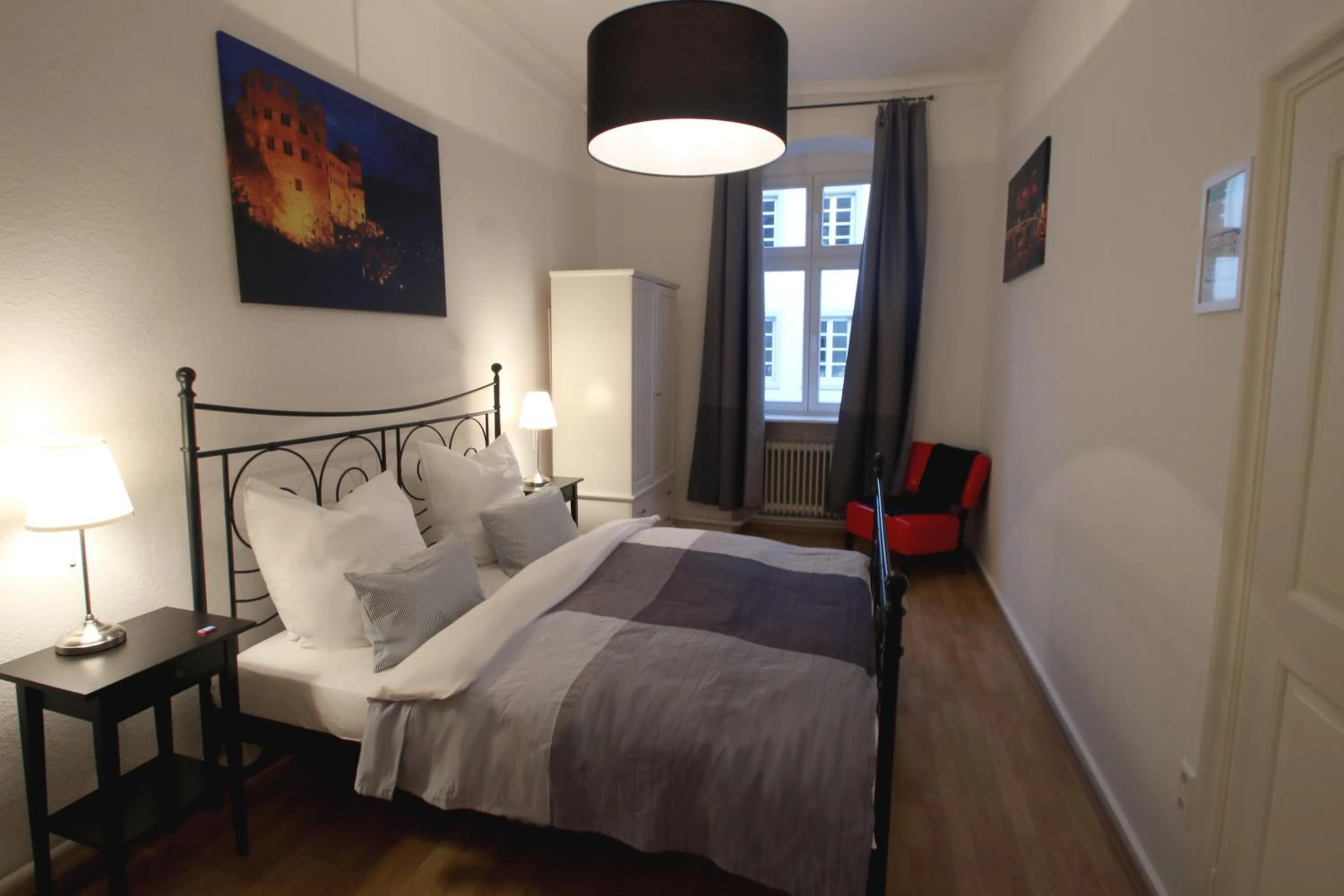 Bed in Hotel Sudpfanne