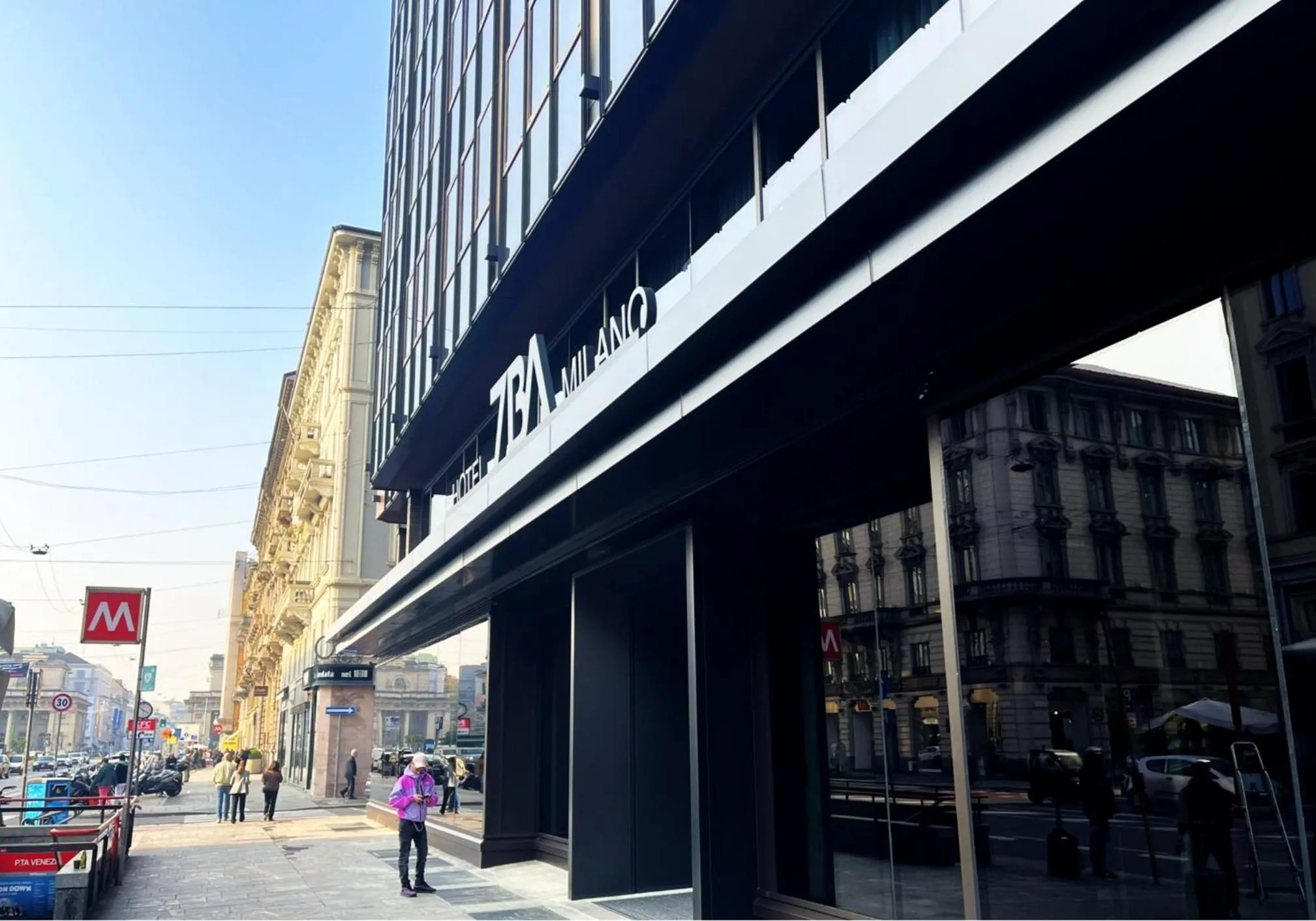 Property building in 7BA Hotel Milano