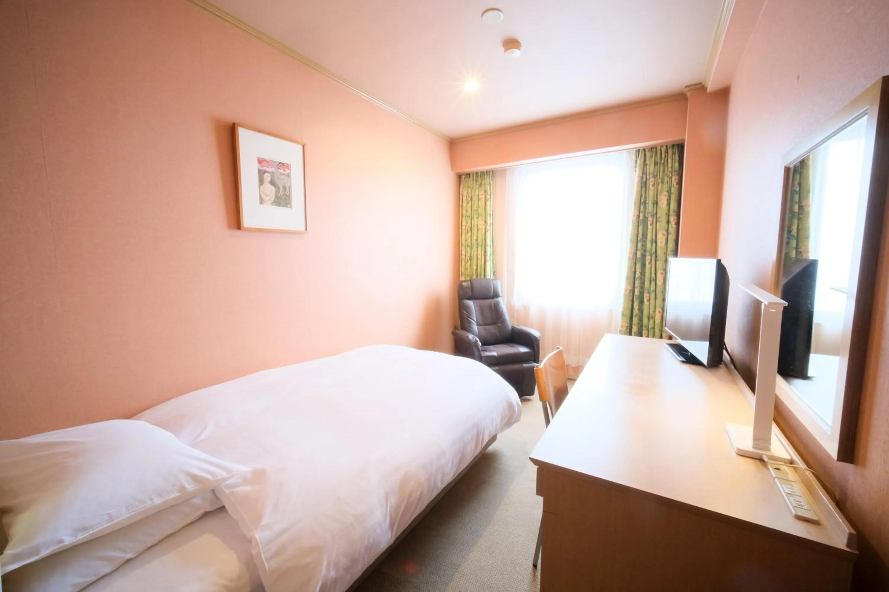 Bed in Yuzawa Royal hotel