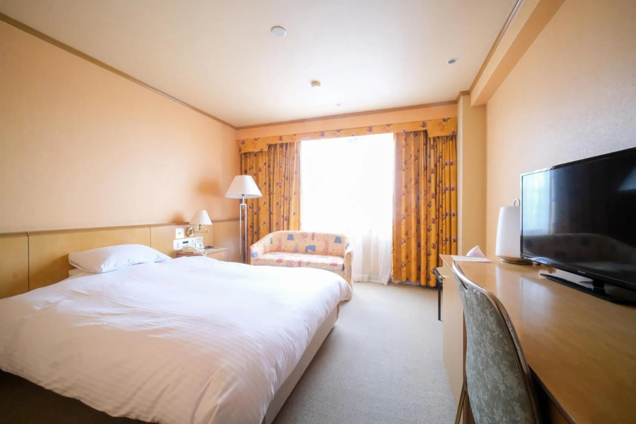 Bed in Yuzawa Royal hotel