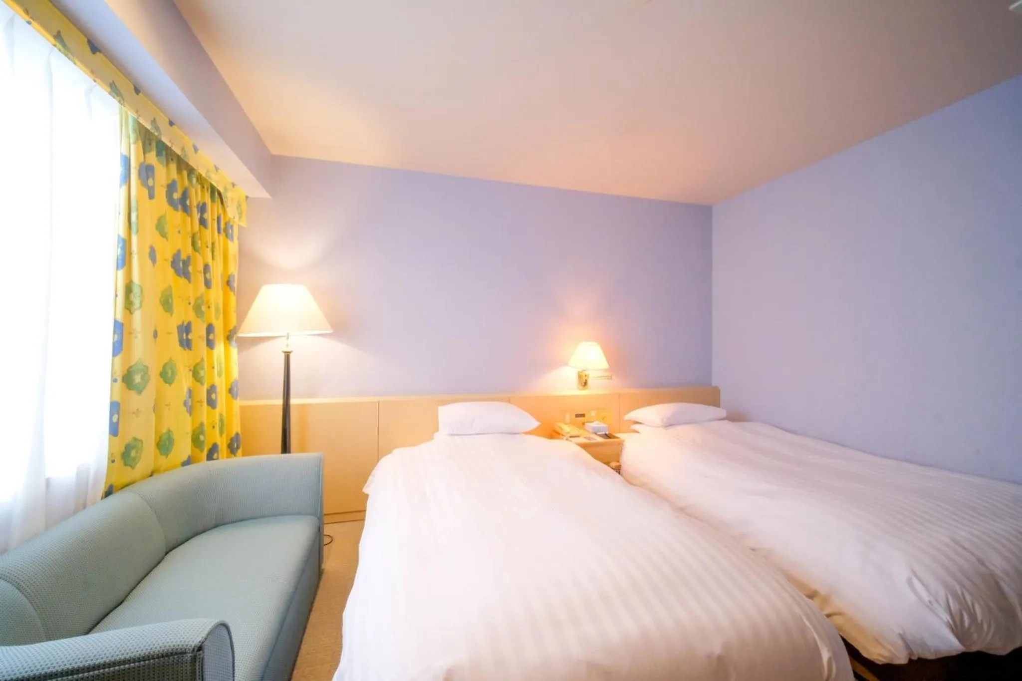 Bed in Yuzawa Royal hotel