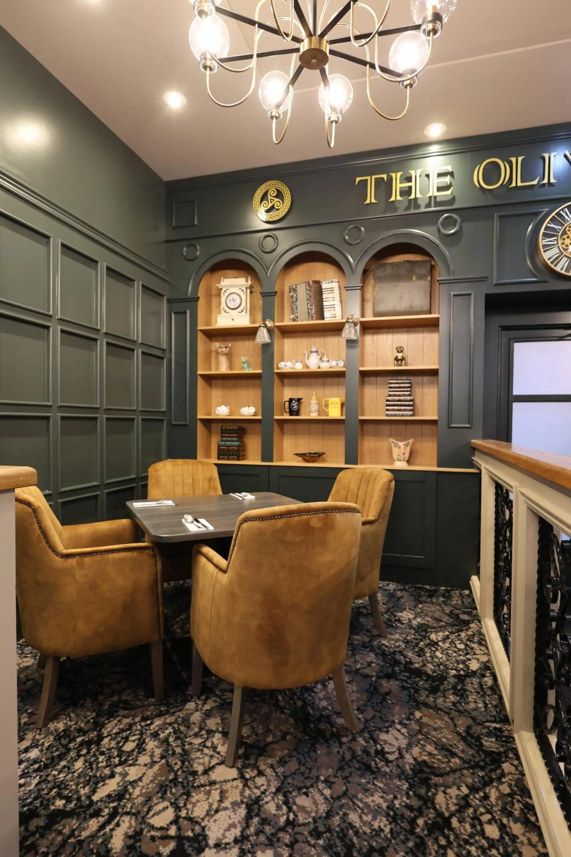 Seating area in The Maiden City Hotel