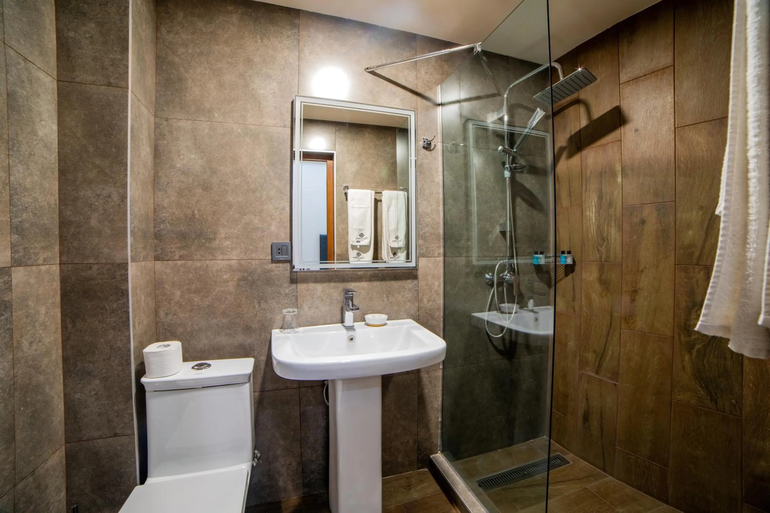 Bathroom in Elysium Gallery Hotel