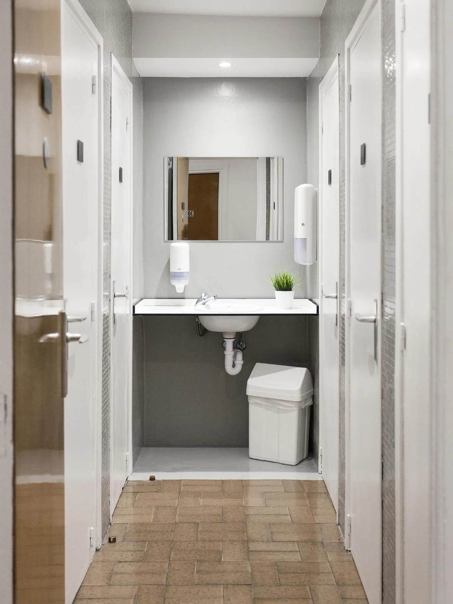 Shower in A Room In The City Hostel