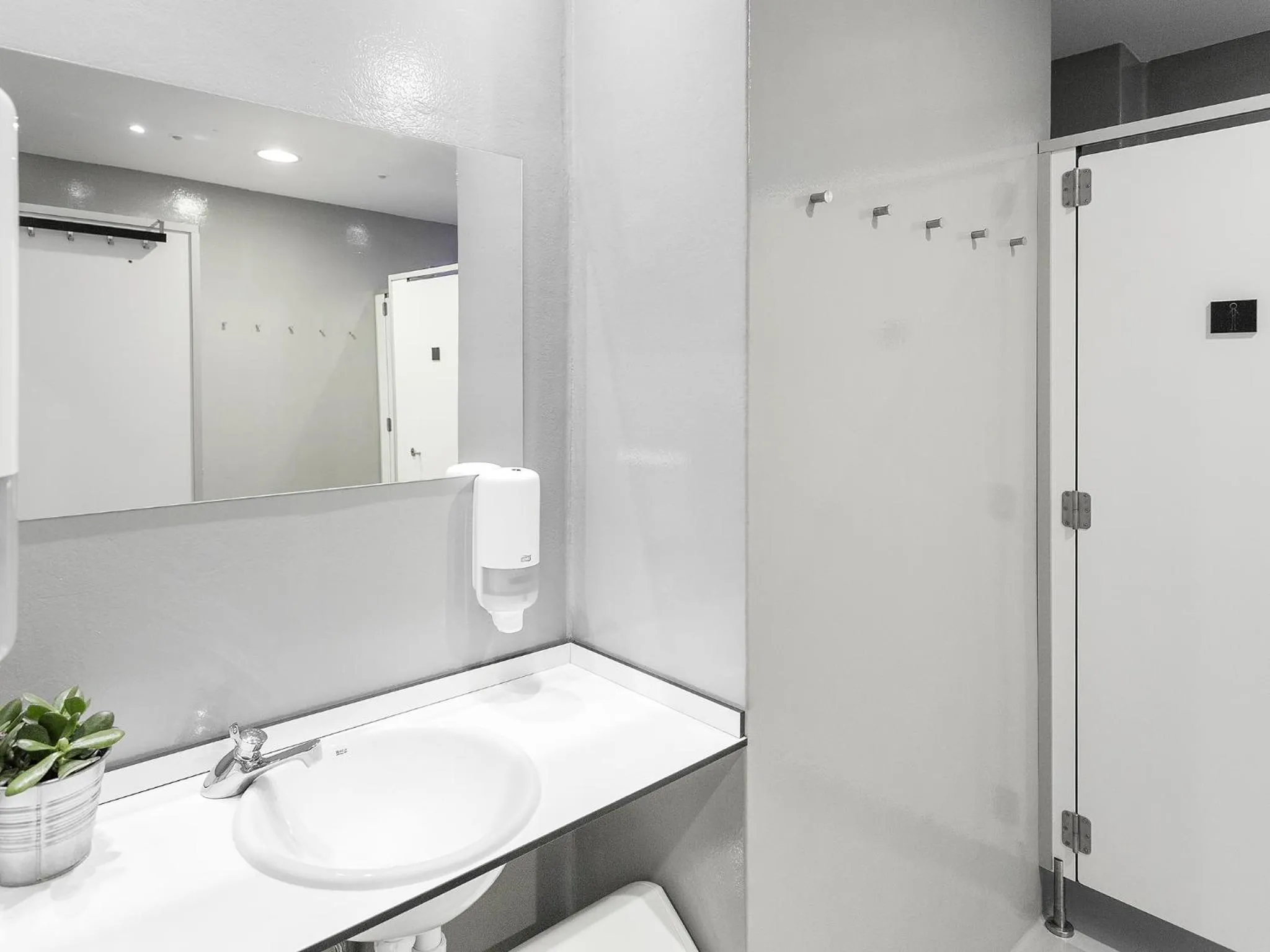 Shower in A Room In The City Hostel